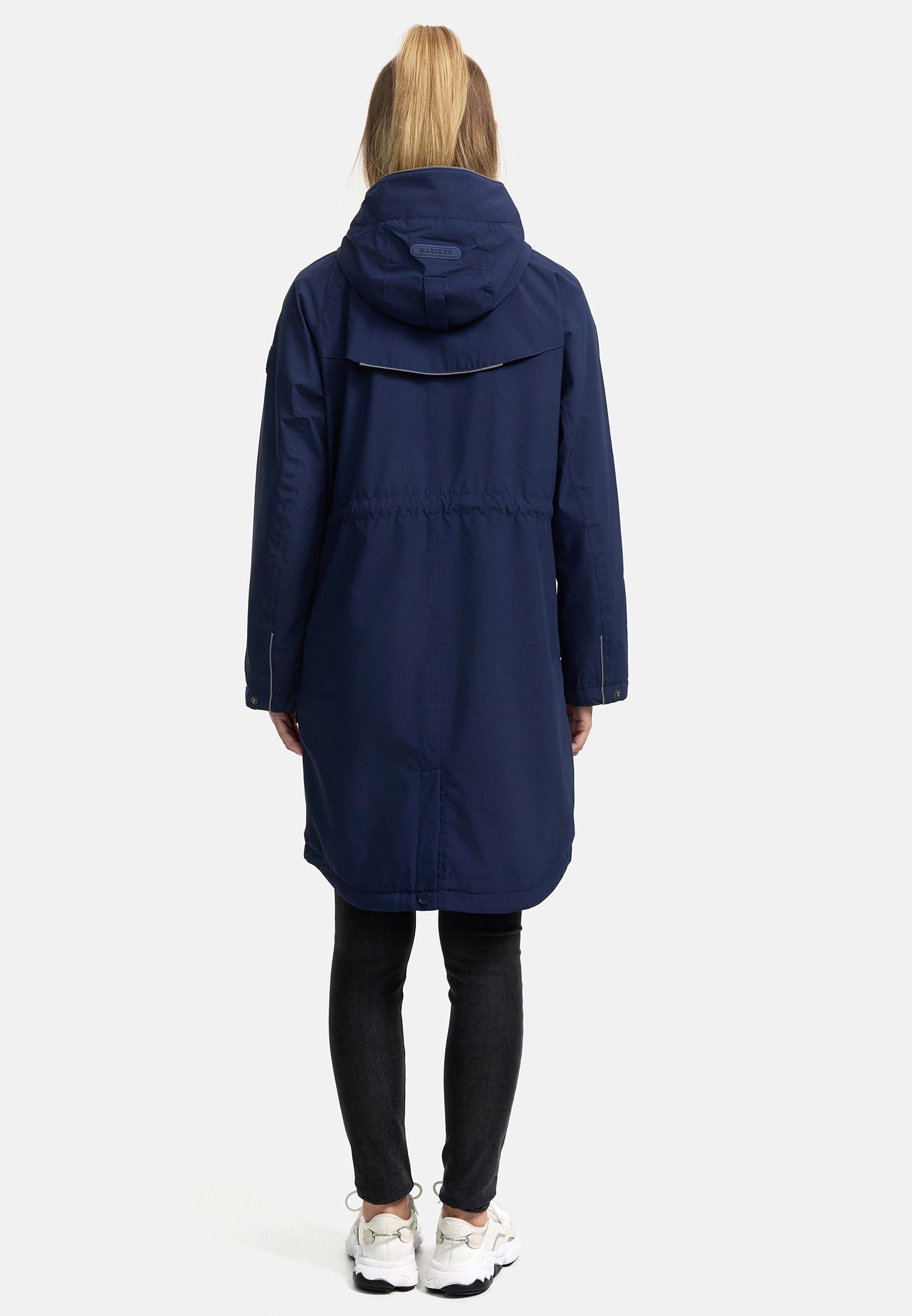 Übergangsmantel mit Kapuze "Megumii 16" Bright Navy