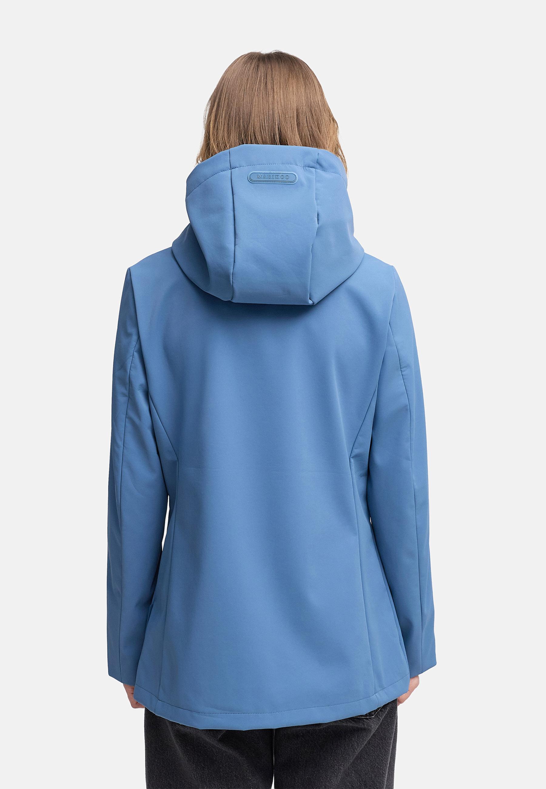 Wasserdichte Übergangsjacke mit Kapuze "Minaa 16" Dusty Blue