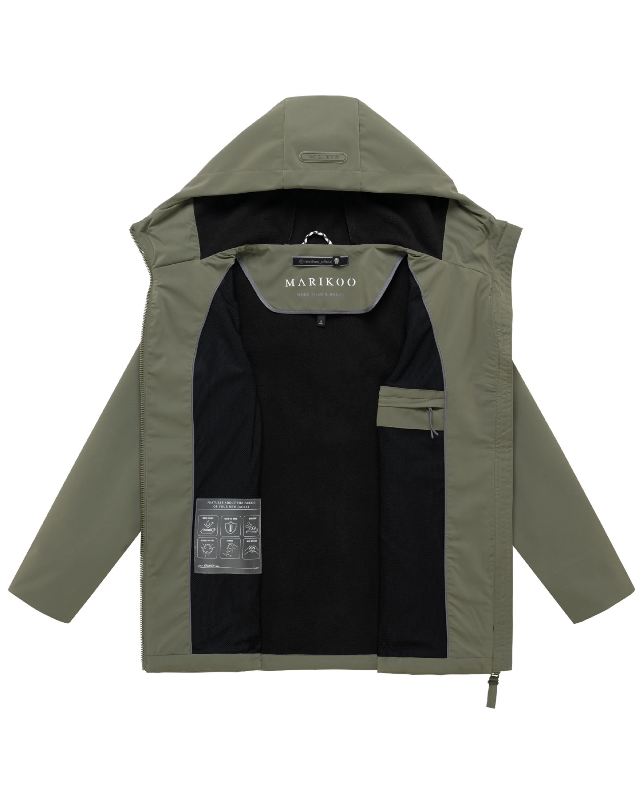 Übergangsjacke mit Kapuze Minaa 16 Dusty Olive
