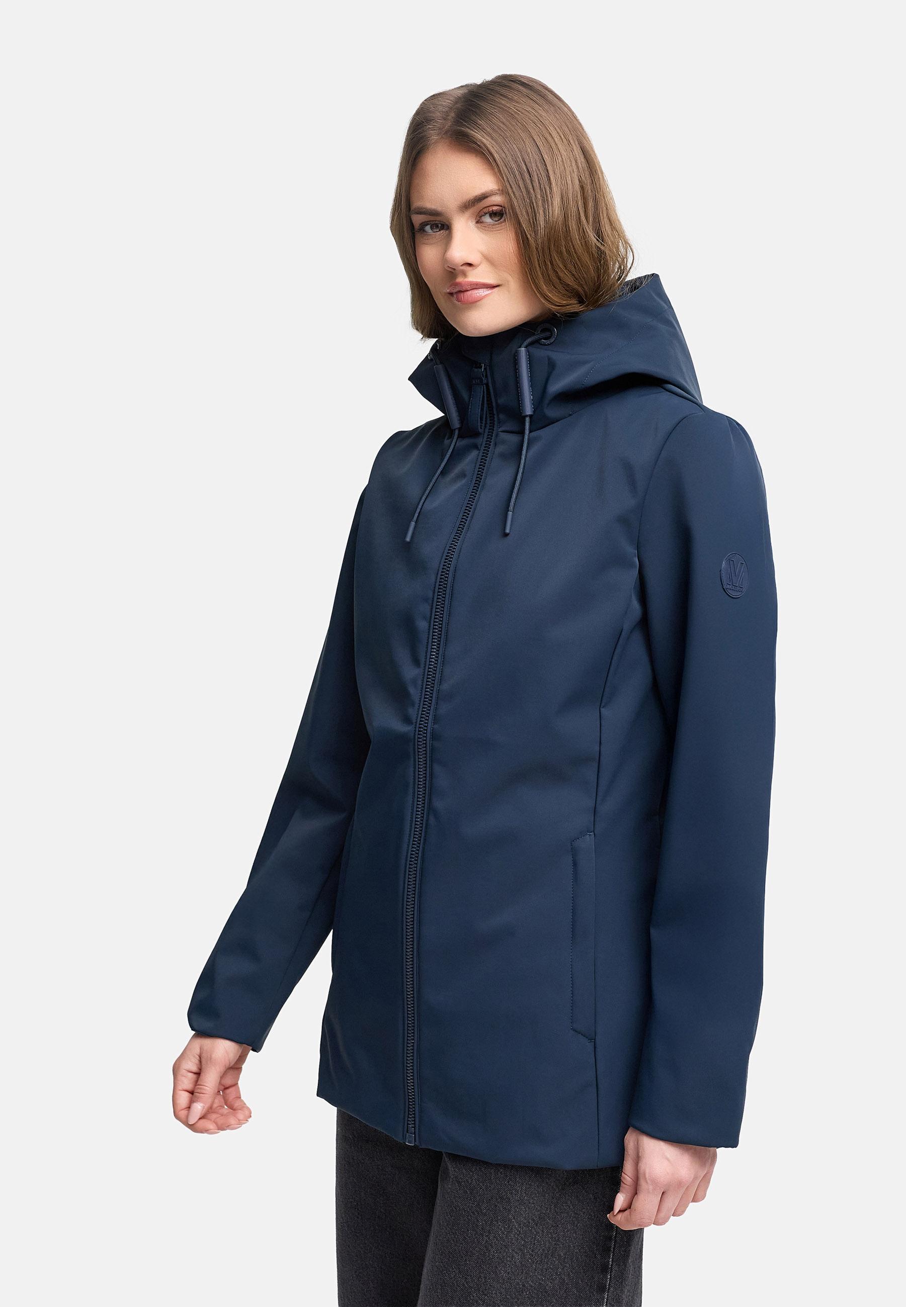 Wasserdichte Übergangsjacke mit Kapuze "Minaa 16" Navy