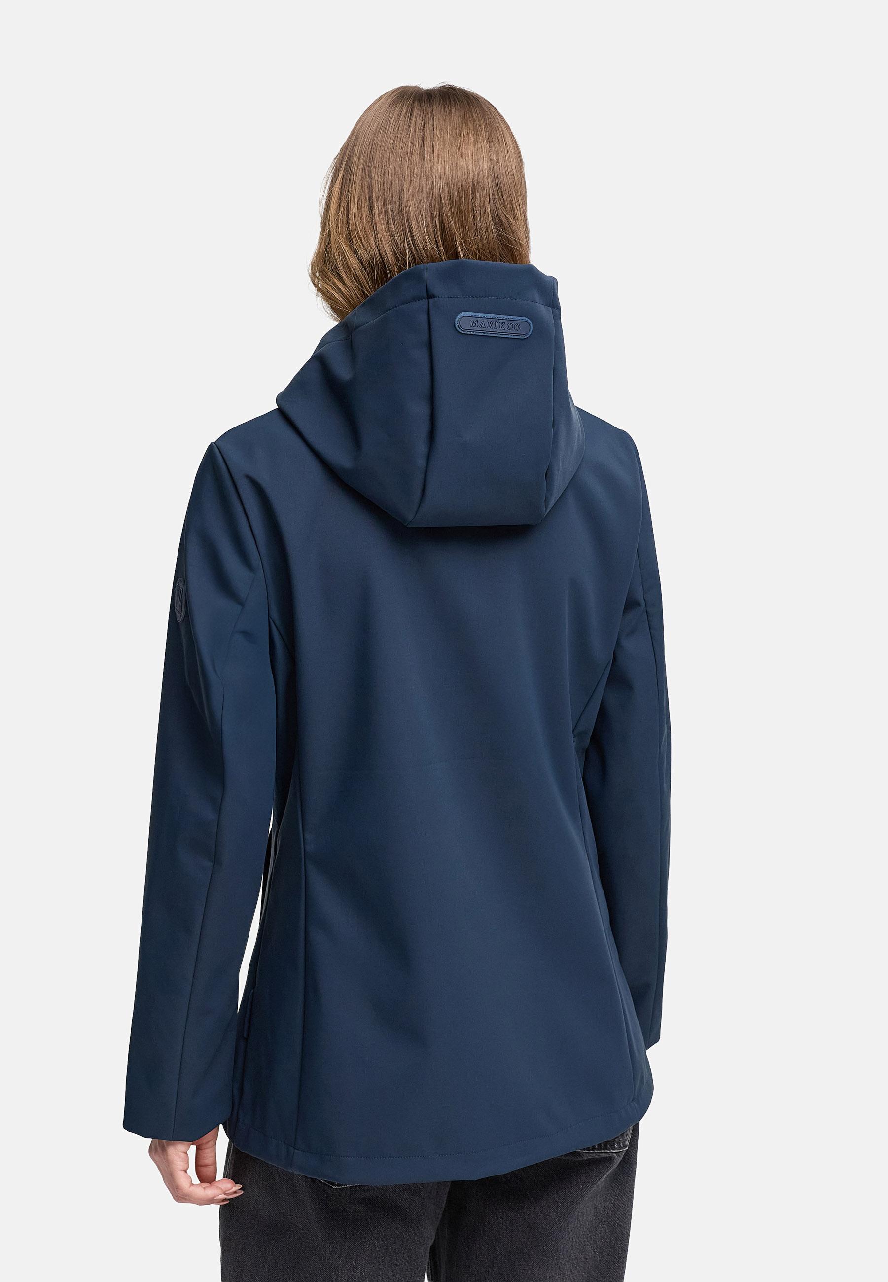 Wasserdichte Übergangsjacke mit Kapuze "Minaa 16" Navy
