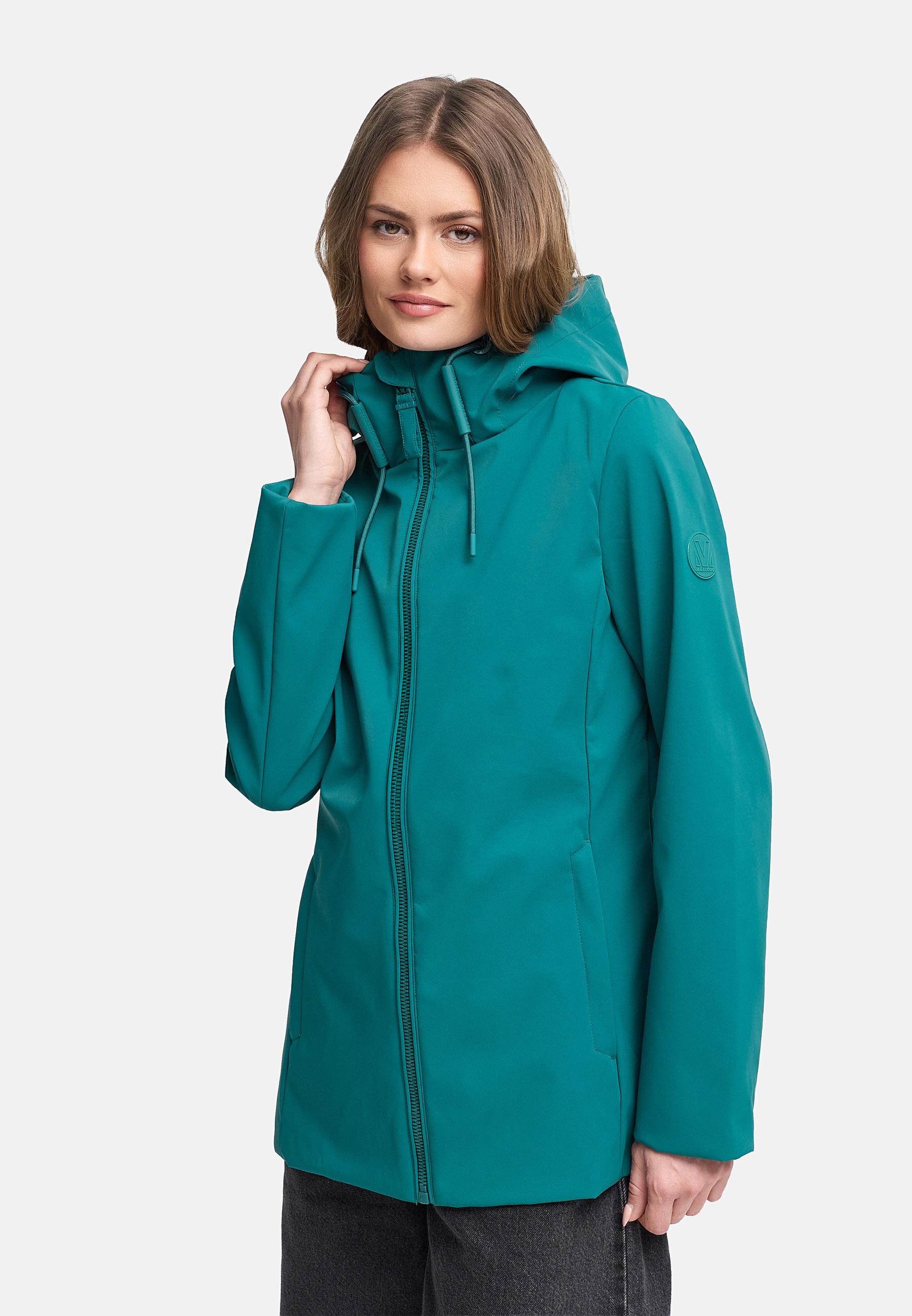 Wasserdichte Übergangsjacke mit Kapuze "Minaa 16" Ocean Green