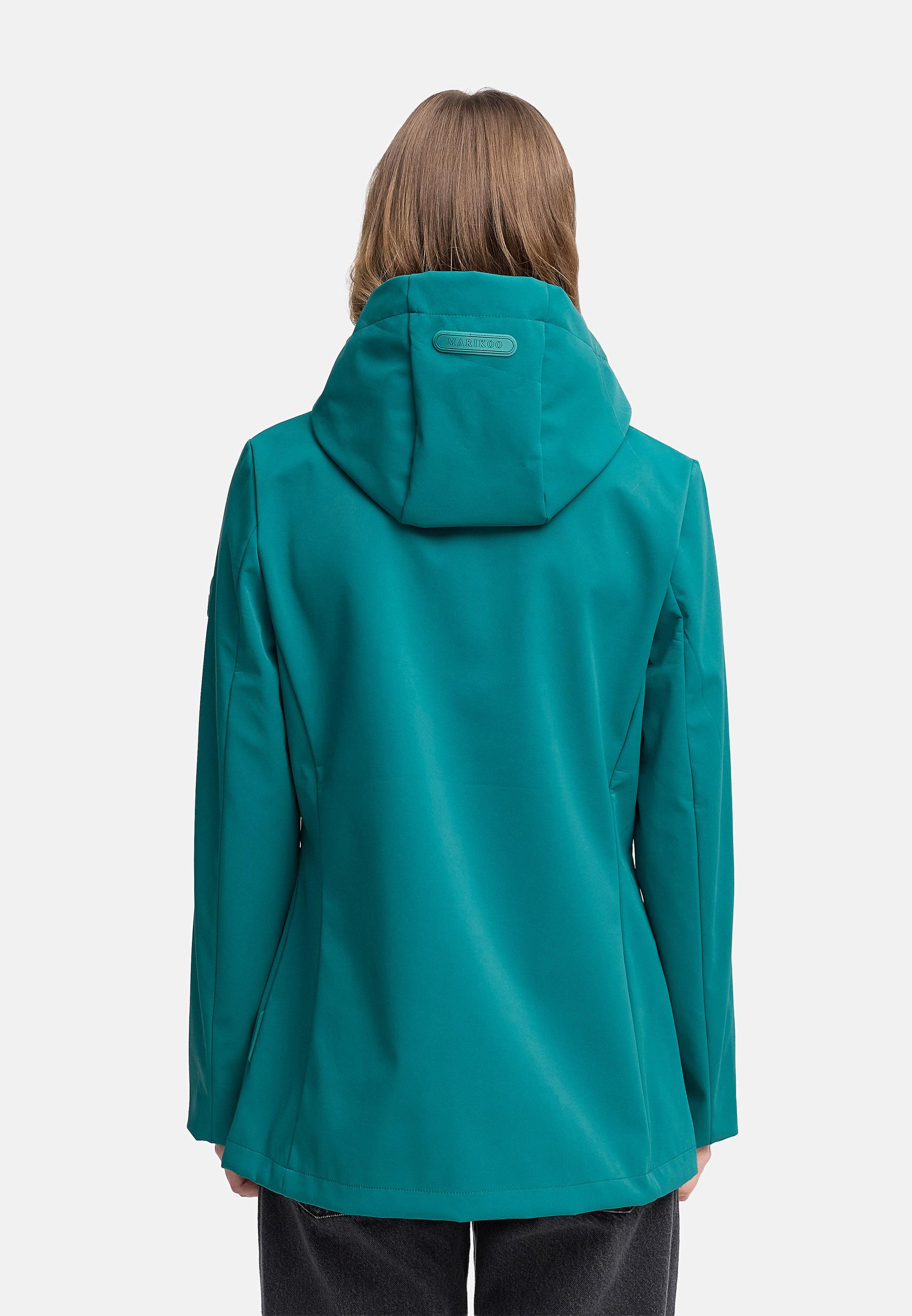 Wasserdichte Übergangsjacke mit Kapuze "Minaa 16" Ocean Green