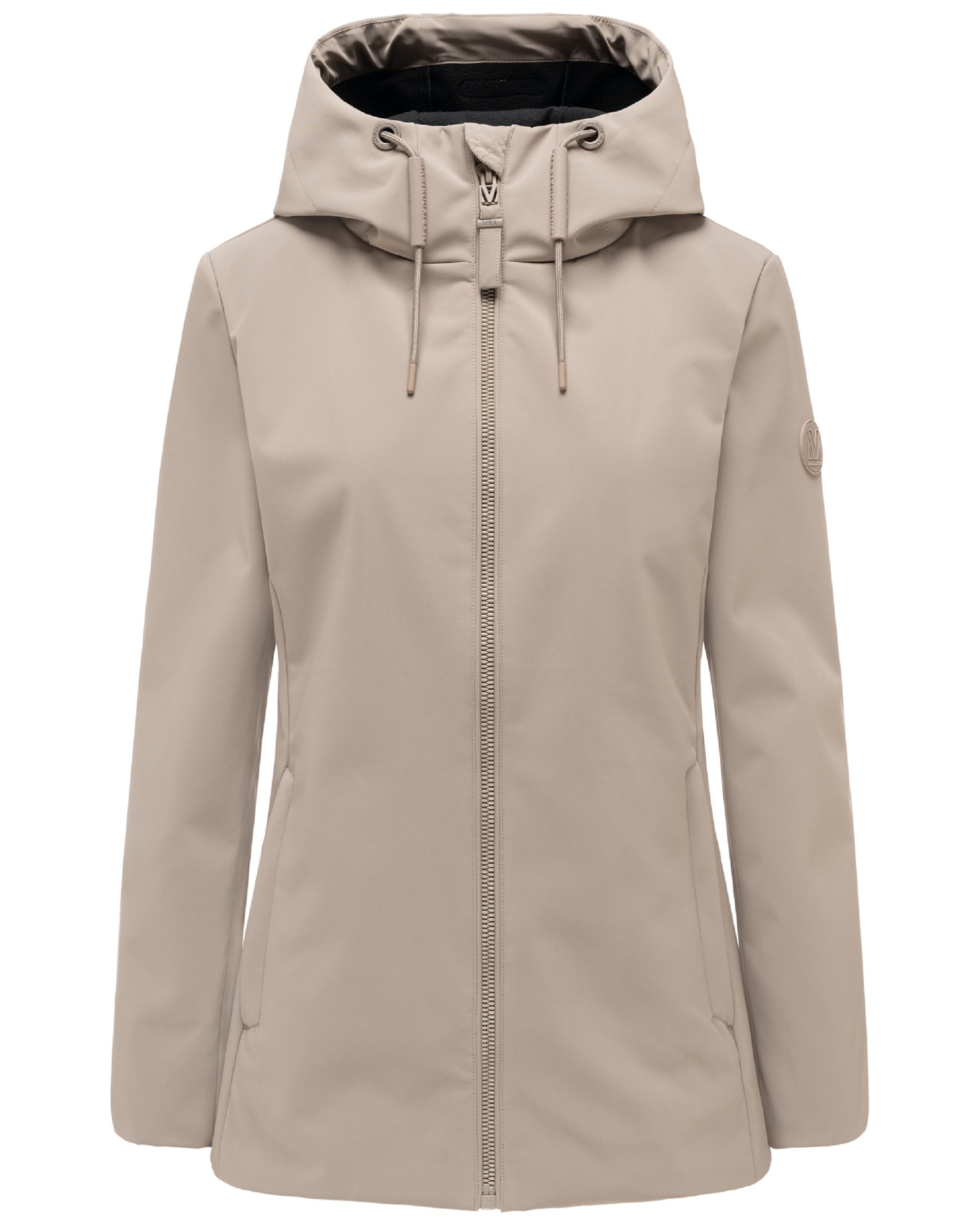 Wasserdichte Übergangsjacke mit Kapuze "Minaa 16" Taupe Grey