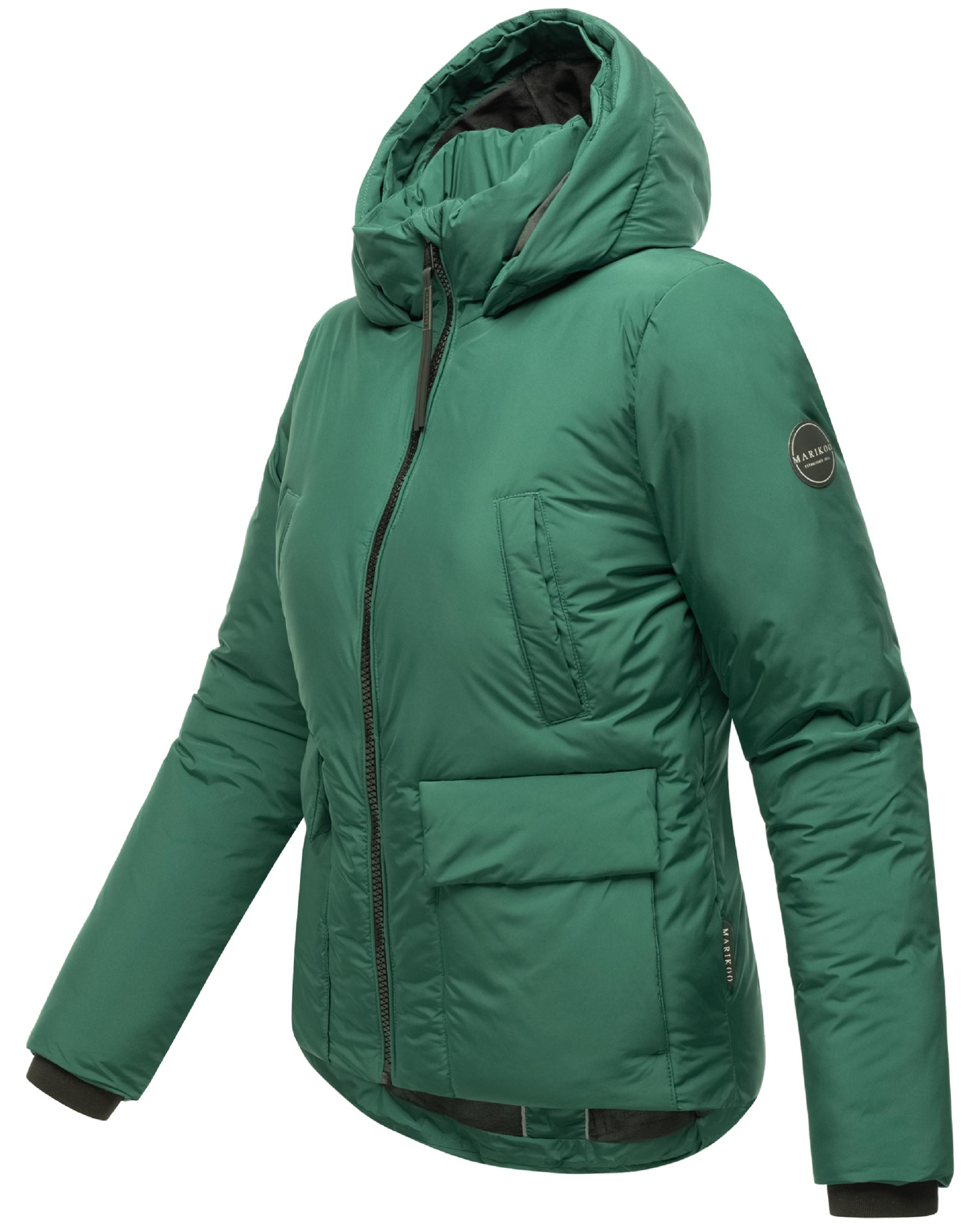 Wintejacke mit abnehmbarem Kunstfell "Morinaa XVI" Evergreen