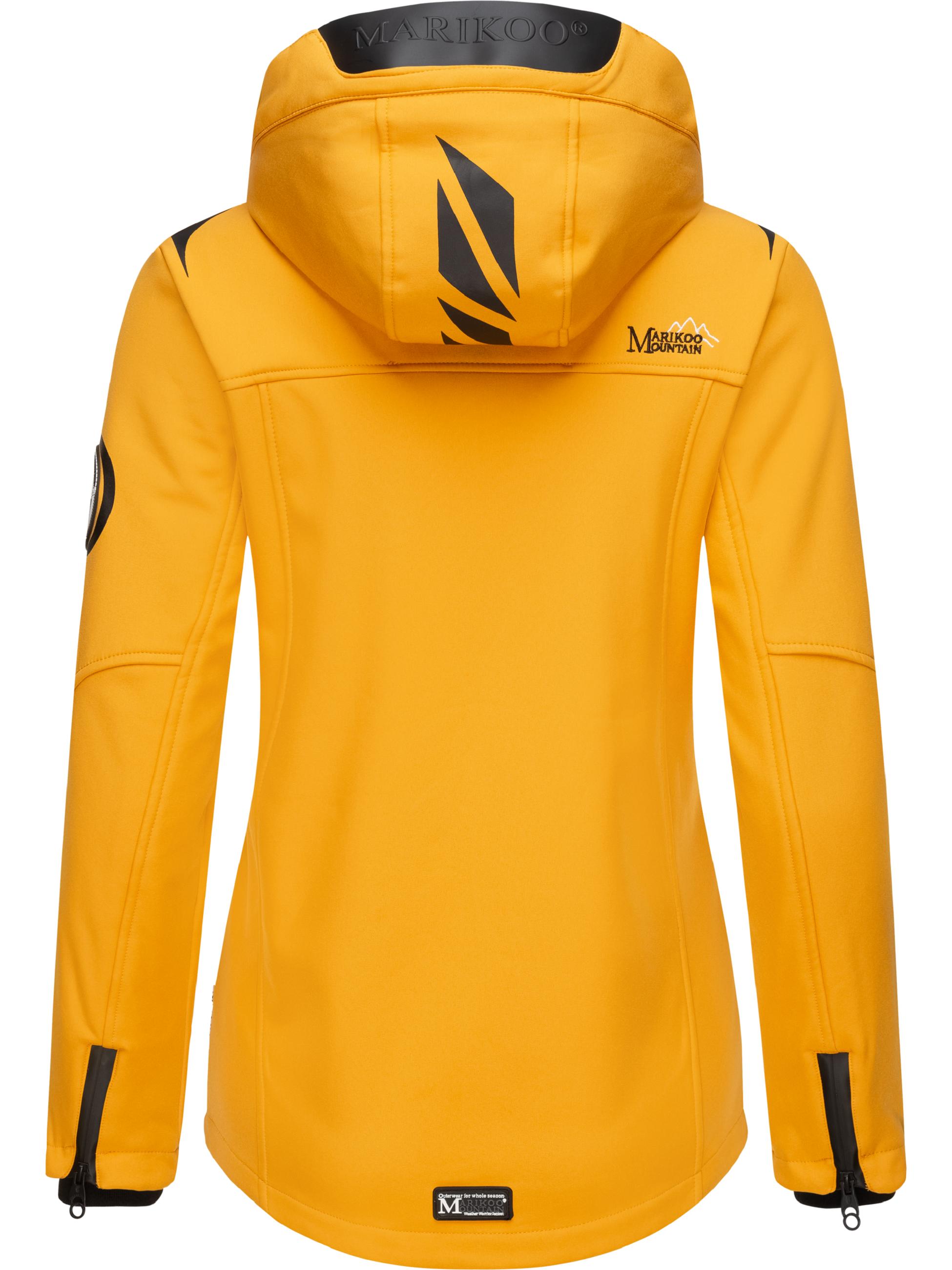 Übergang Softshell-Jacke mit Kapuze "Mount-Cho-Oyu" Amber Yellow