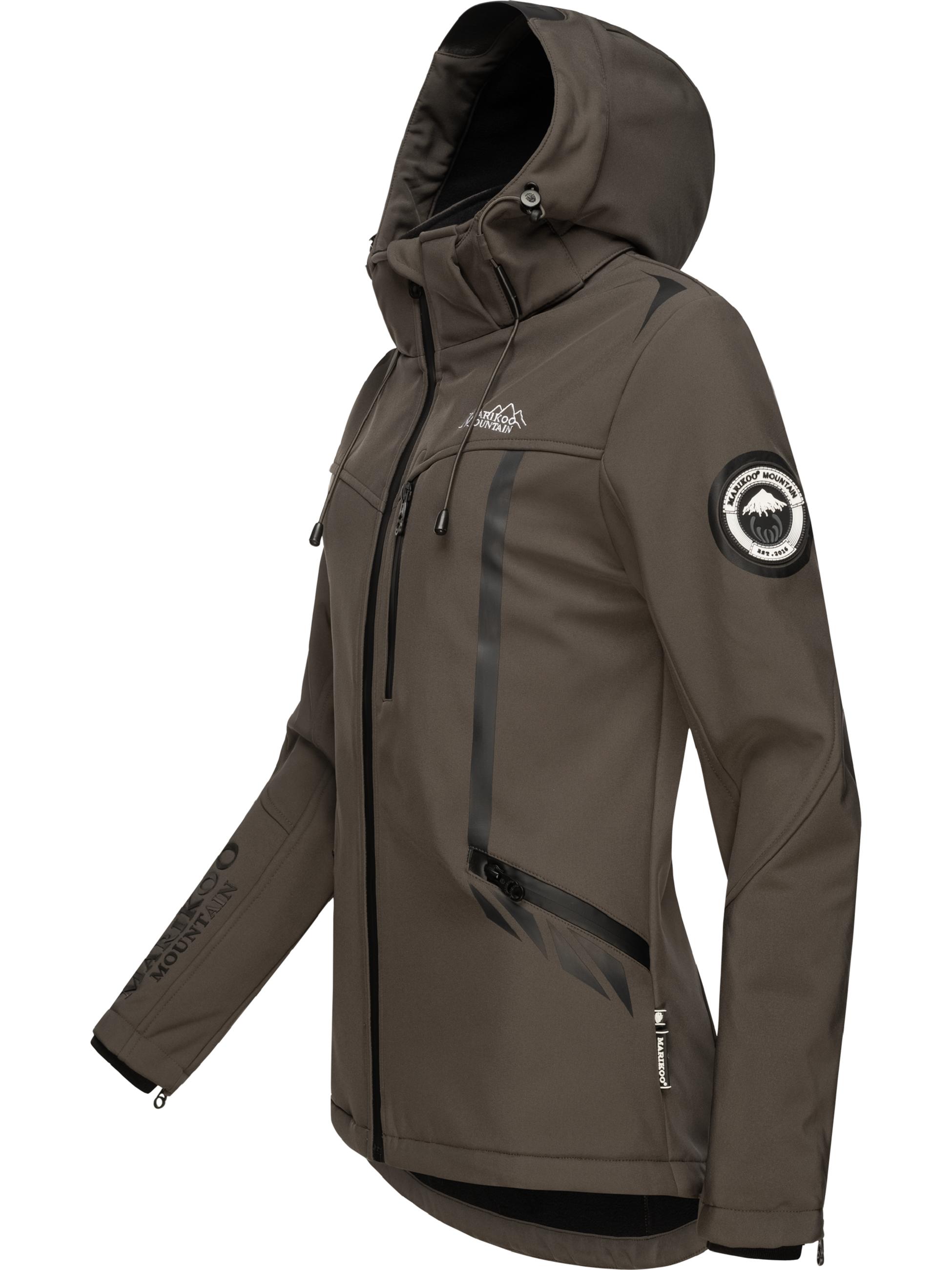 Übergang Softshell-Jacke mit Kapuze "Mount-Cho-Oyu" Anthracite