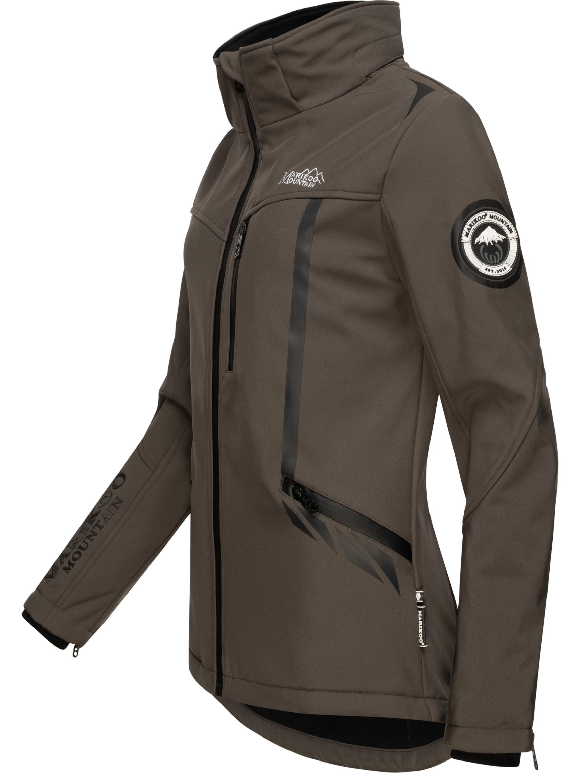 Übergang Softshell-Jacke mit Kapuze "Mount-Cho-Oyu" Anthracite