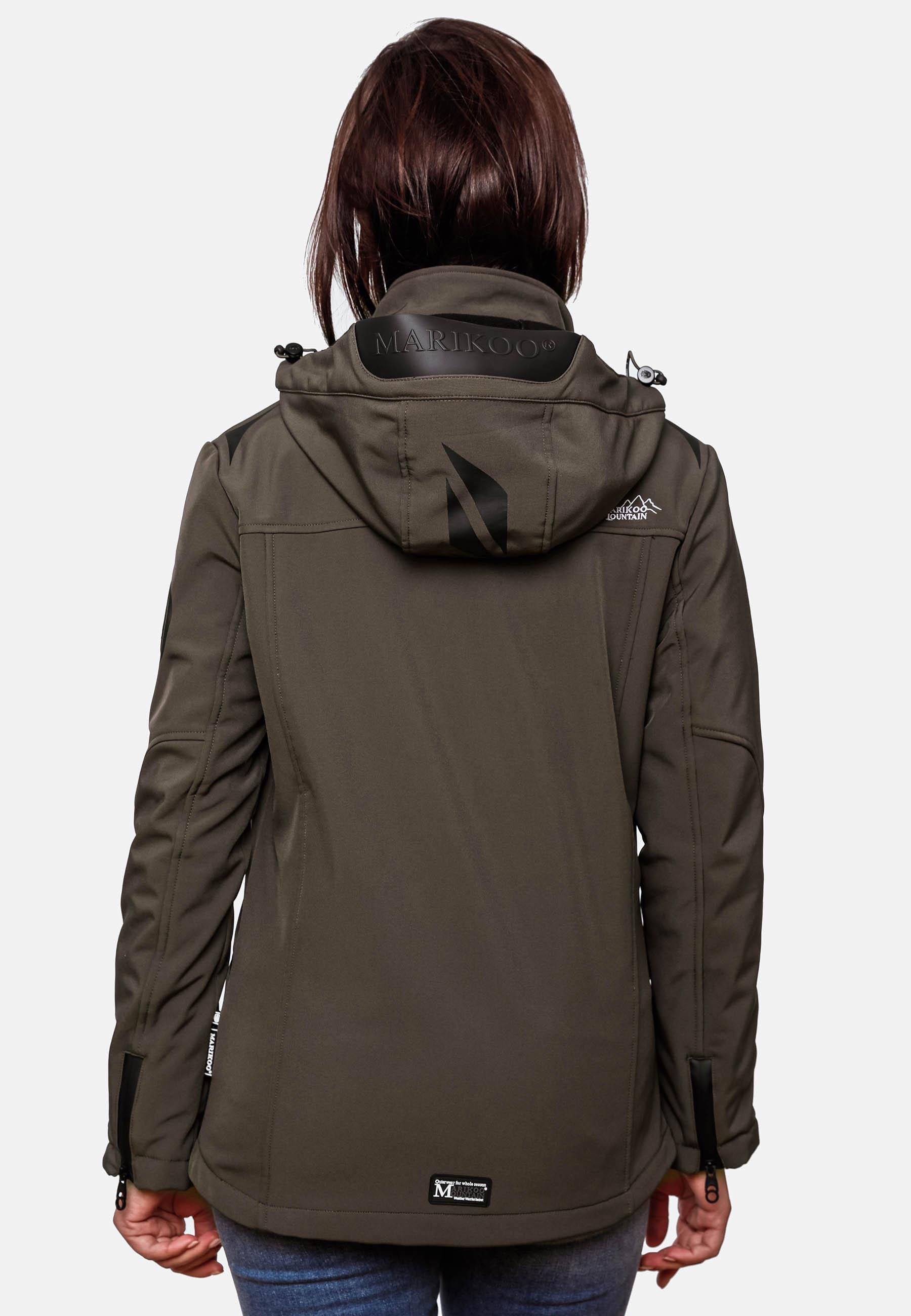 Übergang Softshell-Jacke mit Kapuze "Mount-Cho-Oyu" Anthracite