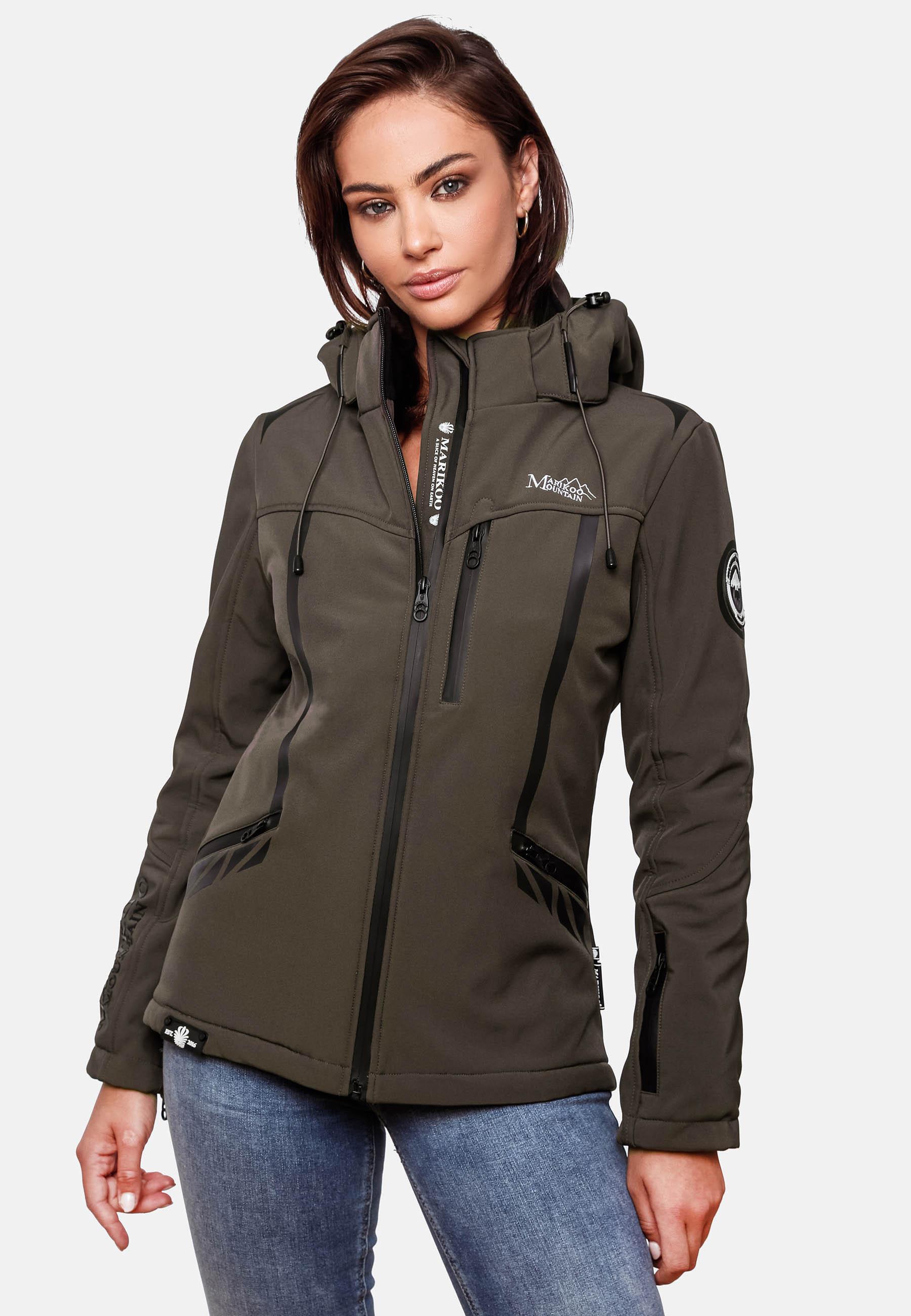 Übergang Softshell-Jacke mit Kapuze "Mount-Cho-Oyu" Anthracite