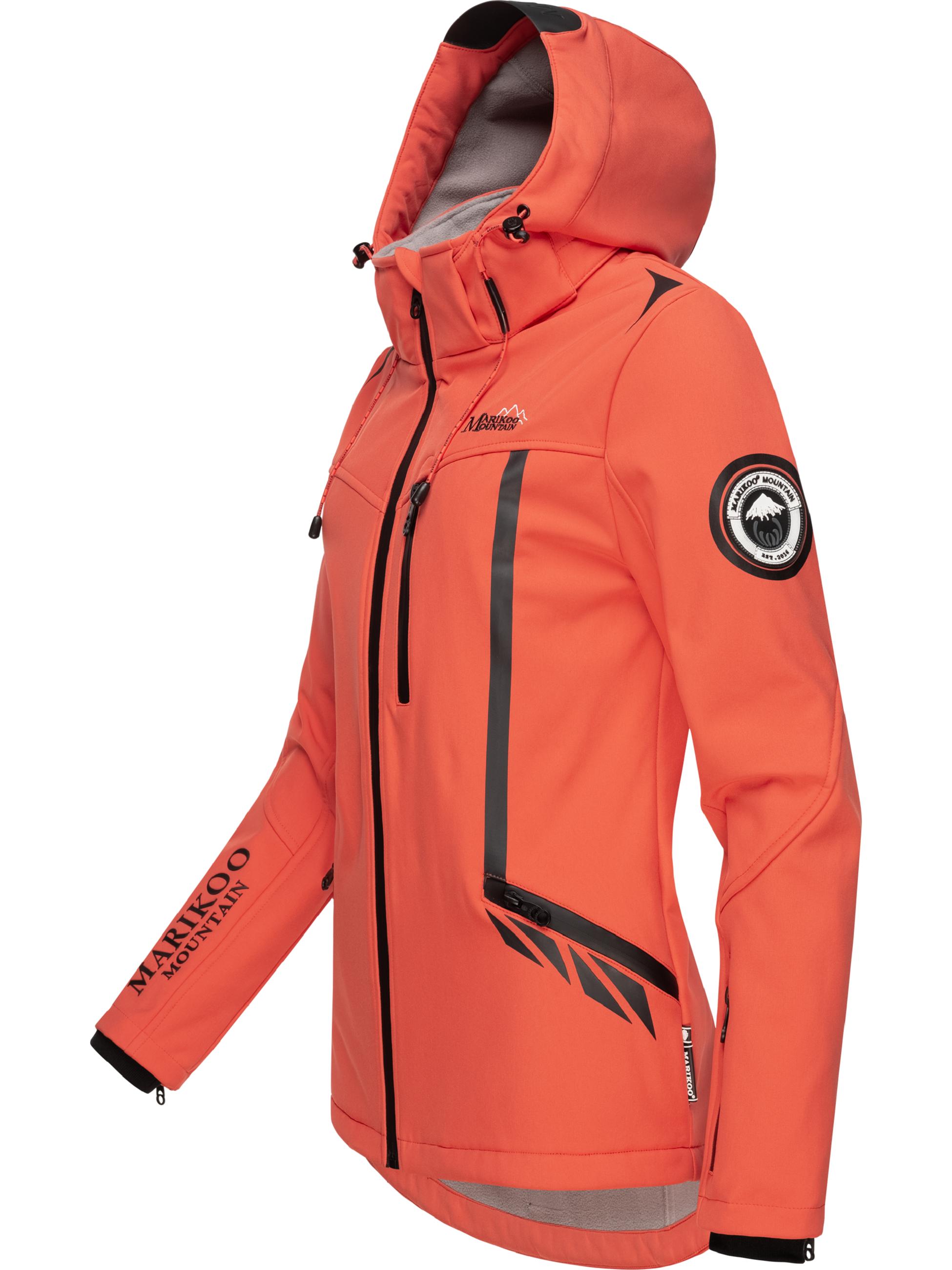 Übergang Softshell-Jacke mit Kapuze "Mount-Cho-Oyu" Coral