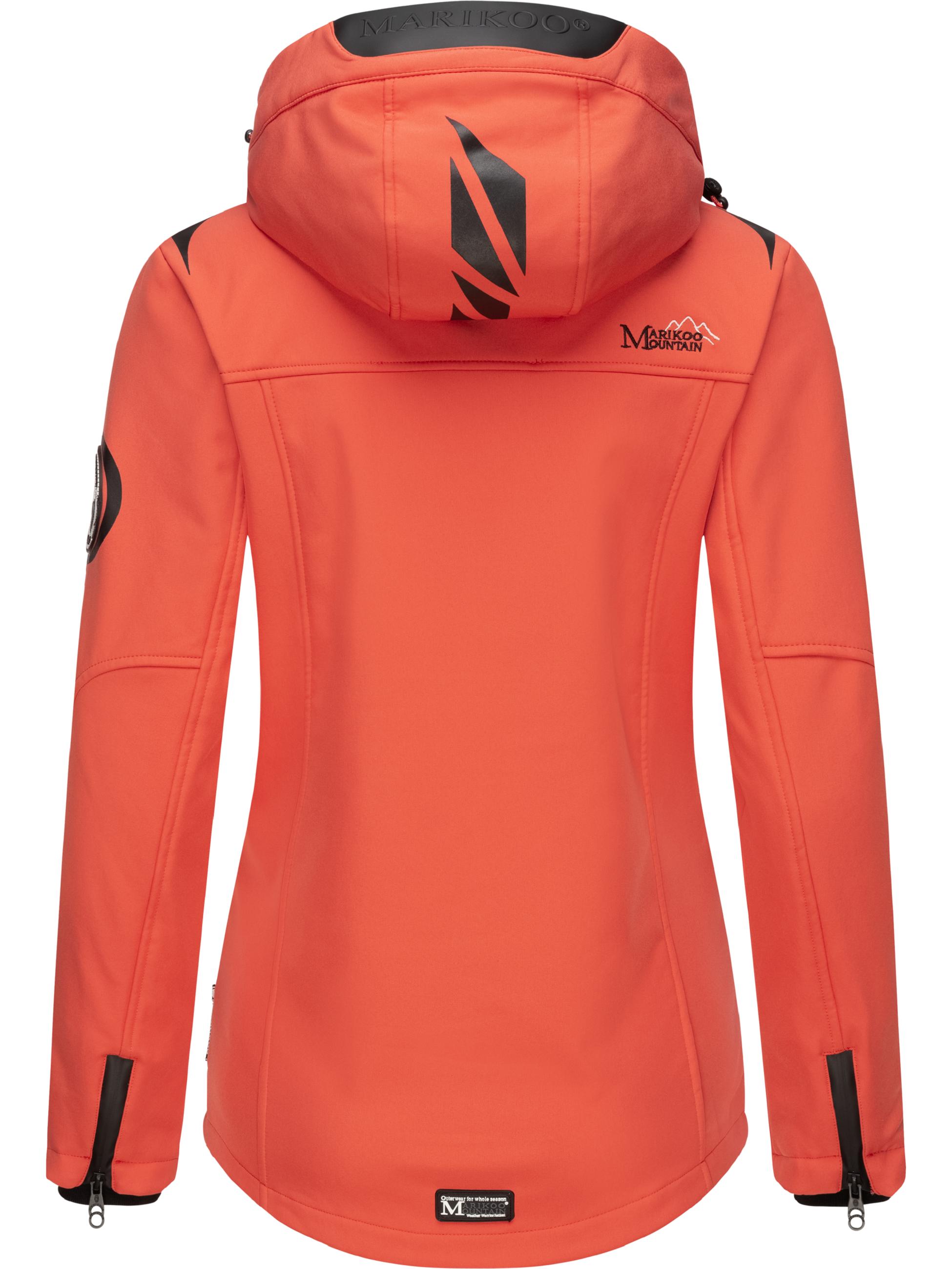 Übergang Softshell-Jacke mit Kapuze "Mount-Cho-Oyu" Coral