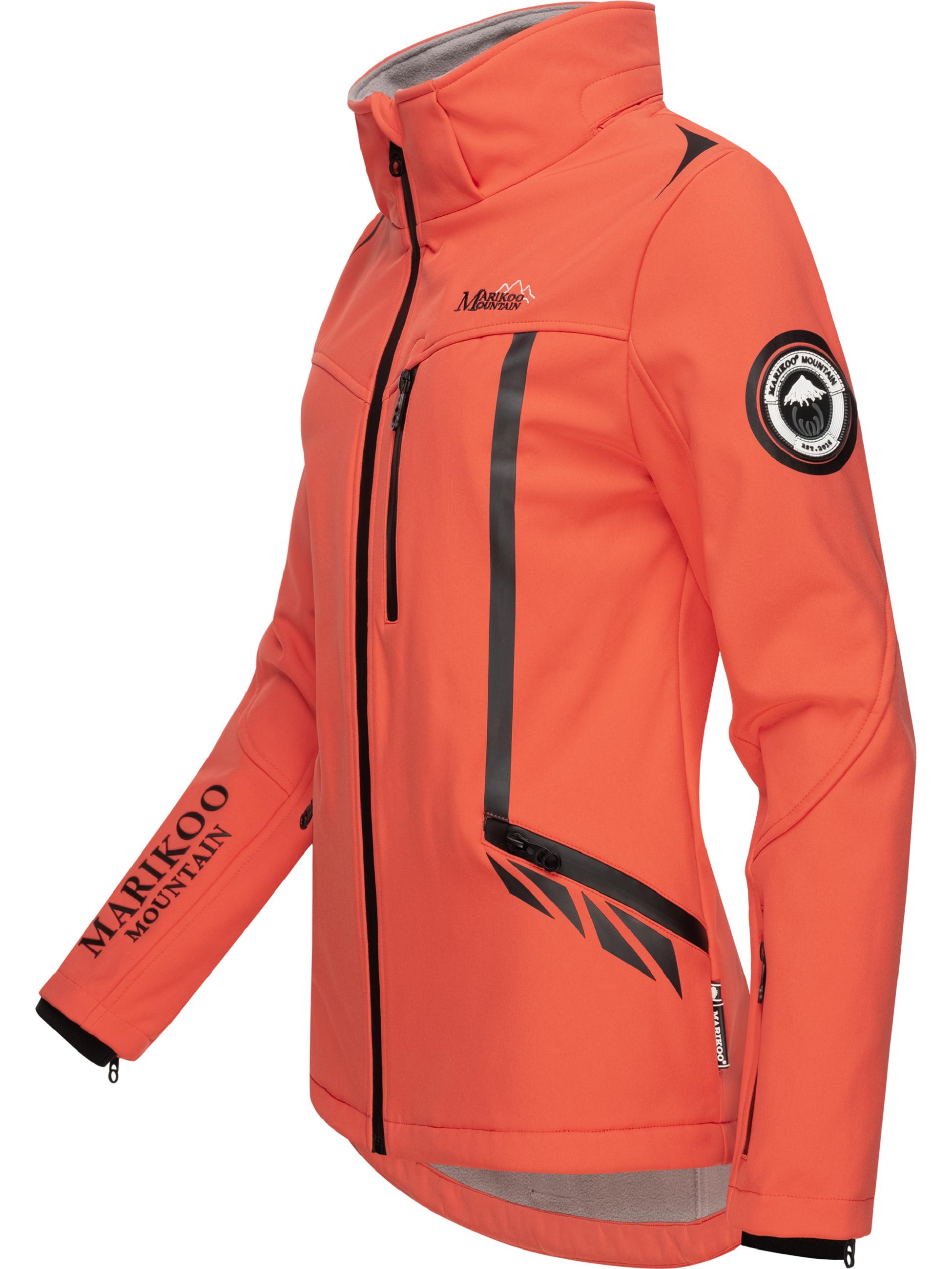 Übergang Softshell-Jacke mit Kapuze "Mount-Cho-Oyu" Coral