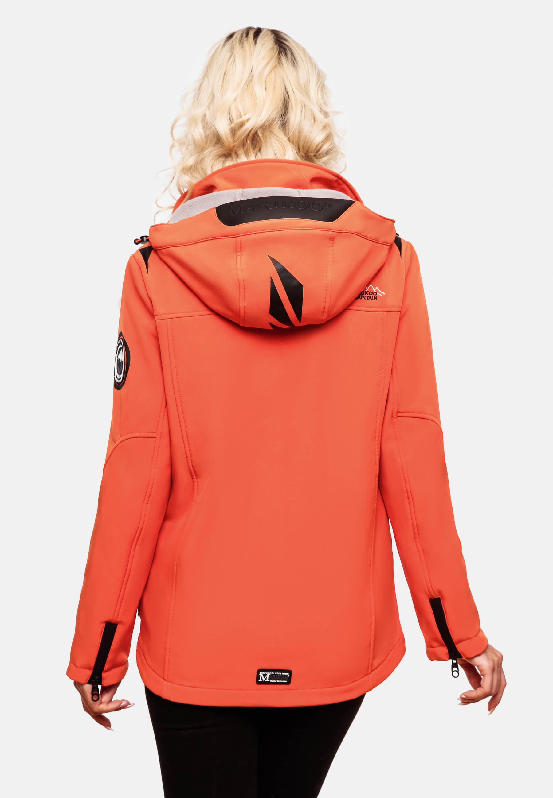 Übergang Softshell-Jacke mit Kapuze "Mount-Cho-Oyu" Coral