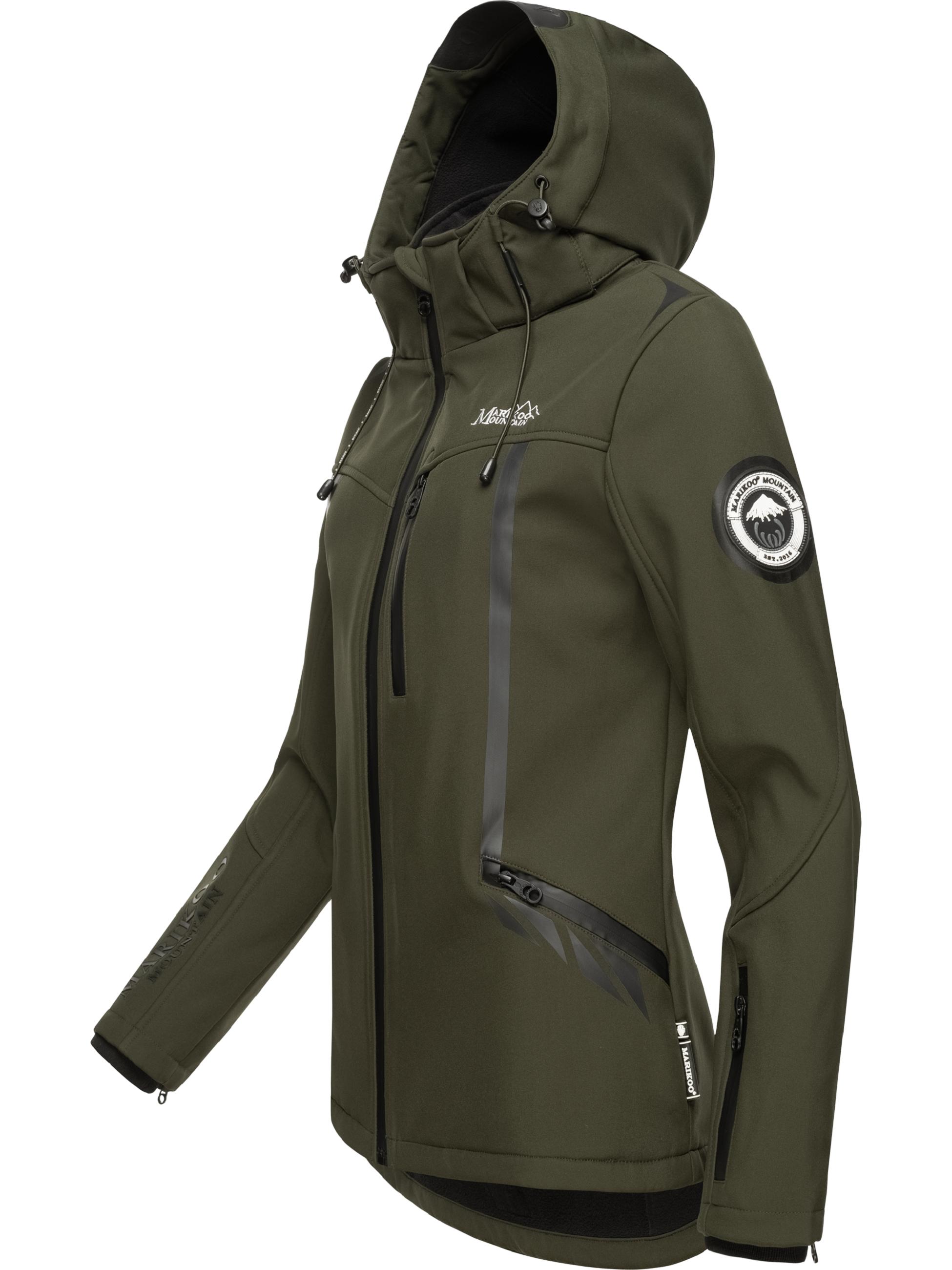 Übergang Softshell-Jacke mit Kapuze "Mount-Cho-Oyu" Dark Olive