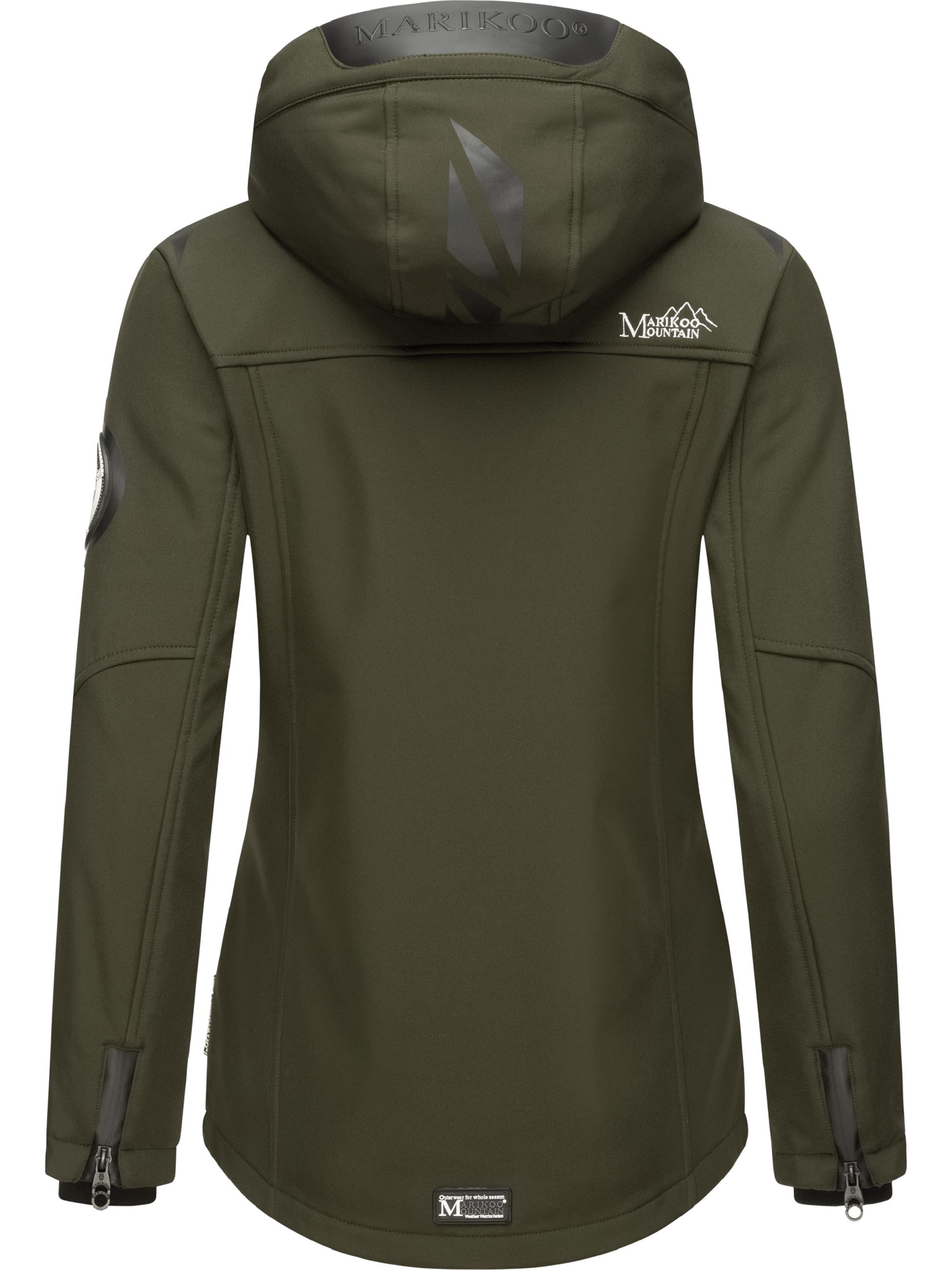 Übergang Softshell-Jacke mit Kapuze "Mount-Cho-Oyu" Dark Olive