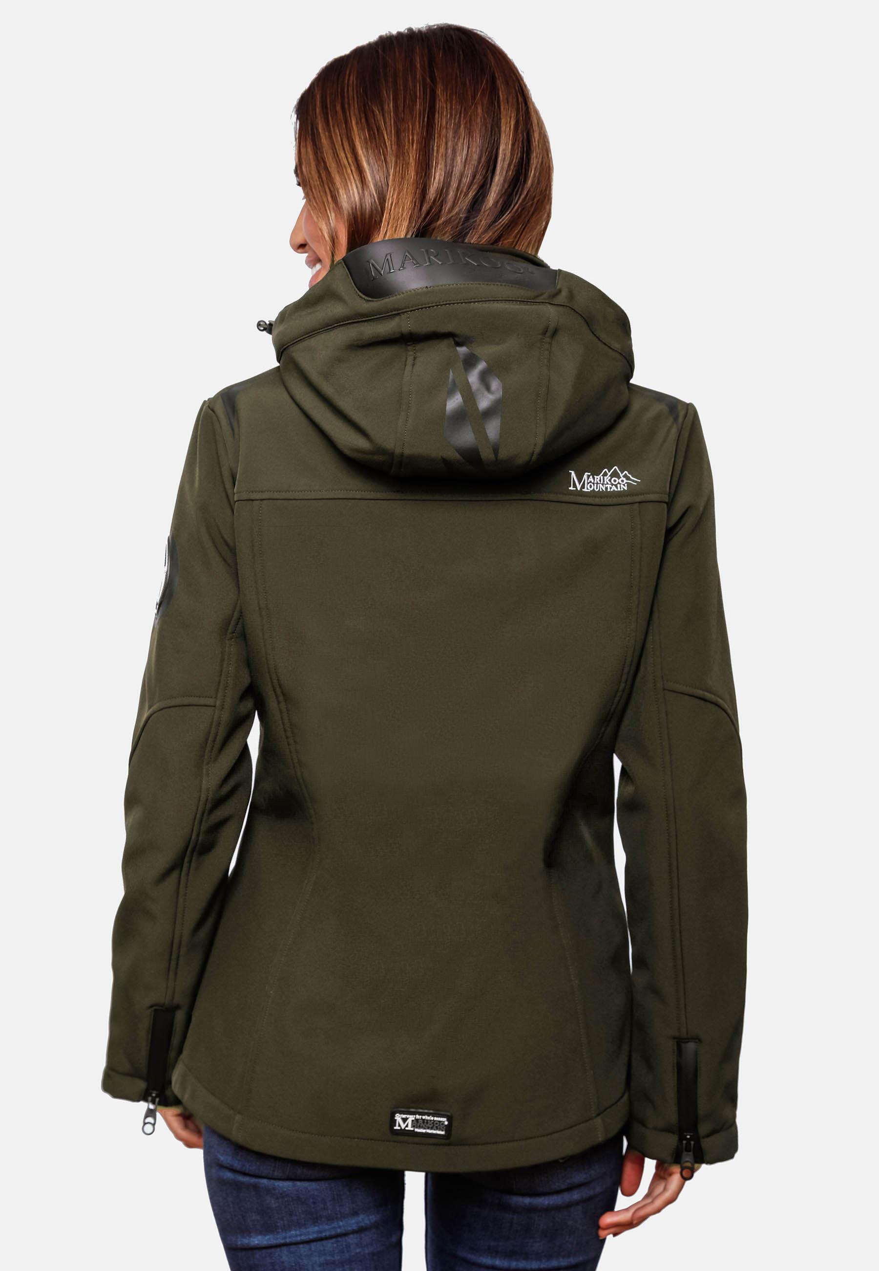 Übergang Softshell-Jacke mit Kapuze "Mount-Cho-Oyu" Dark Olive