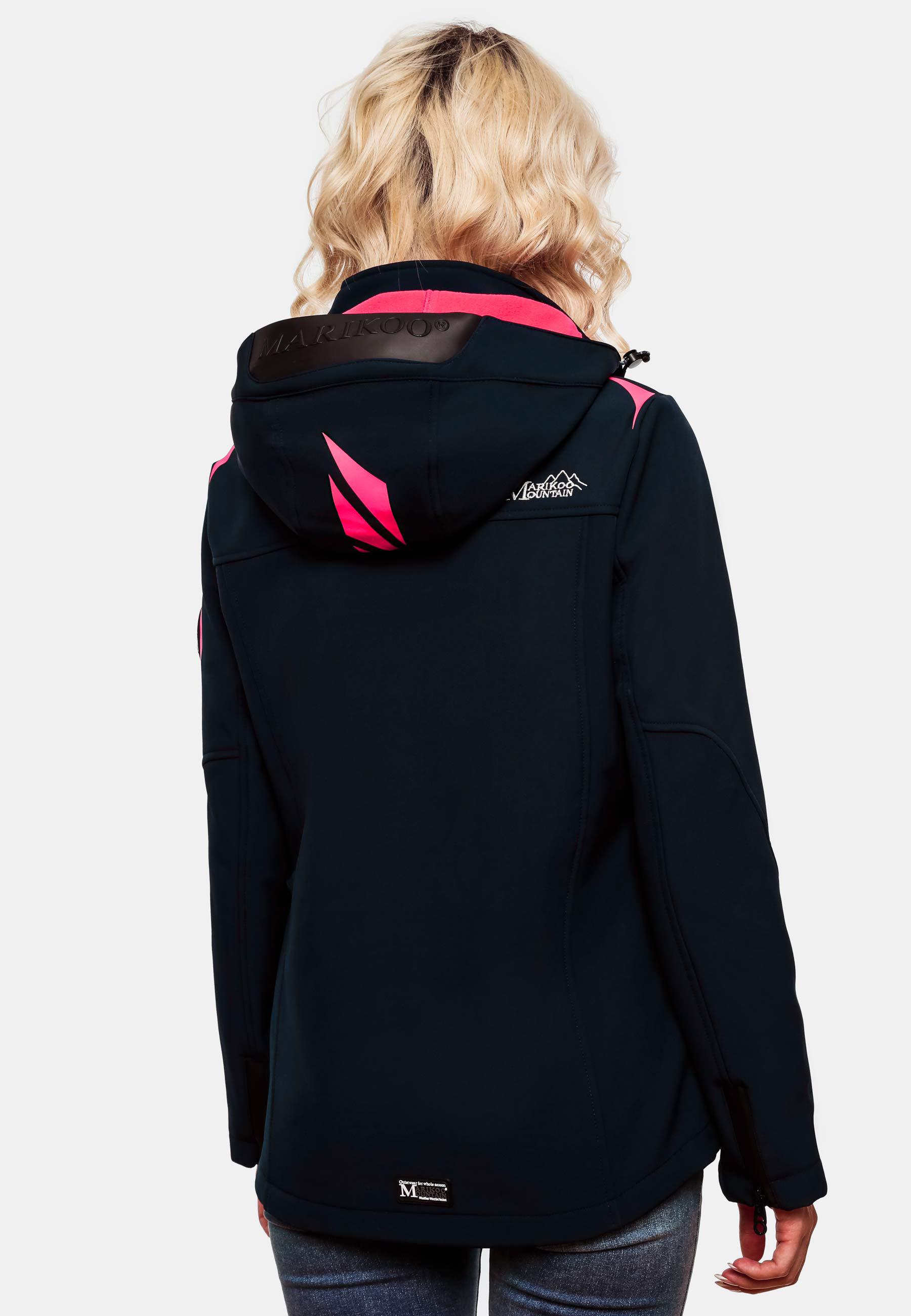 Übergang Softshell-Jacke mit Kapuze "Mount-Cho-Oyu" Navy