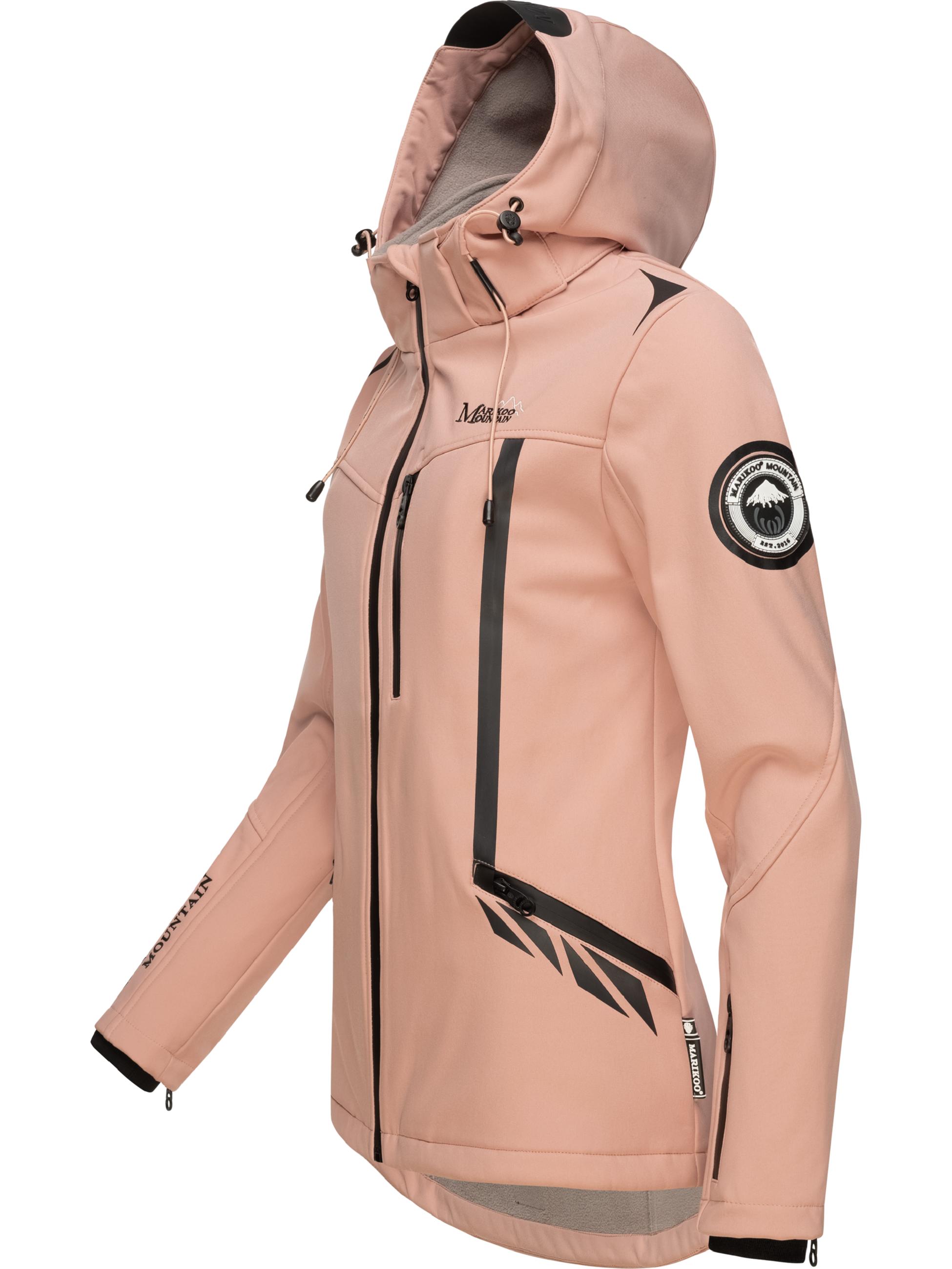 Übergang Softshell-Jacke mit Kapuze "Mount-Cho-Oyu" Rose