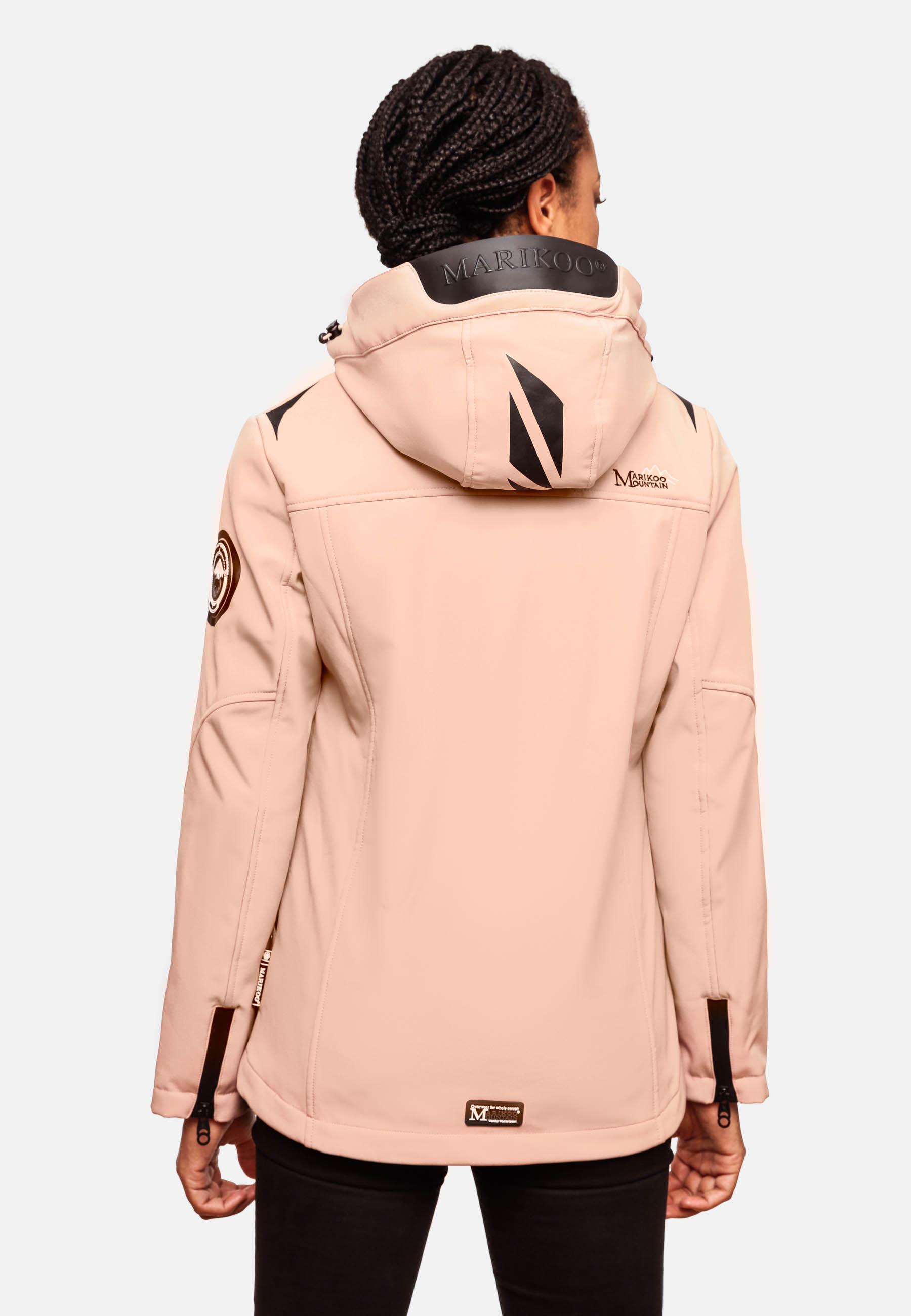 Übergang Softshell-Jacke mit Kapuze "Mount-Cho-Oyu" Rose