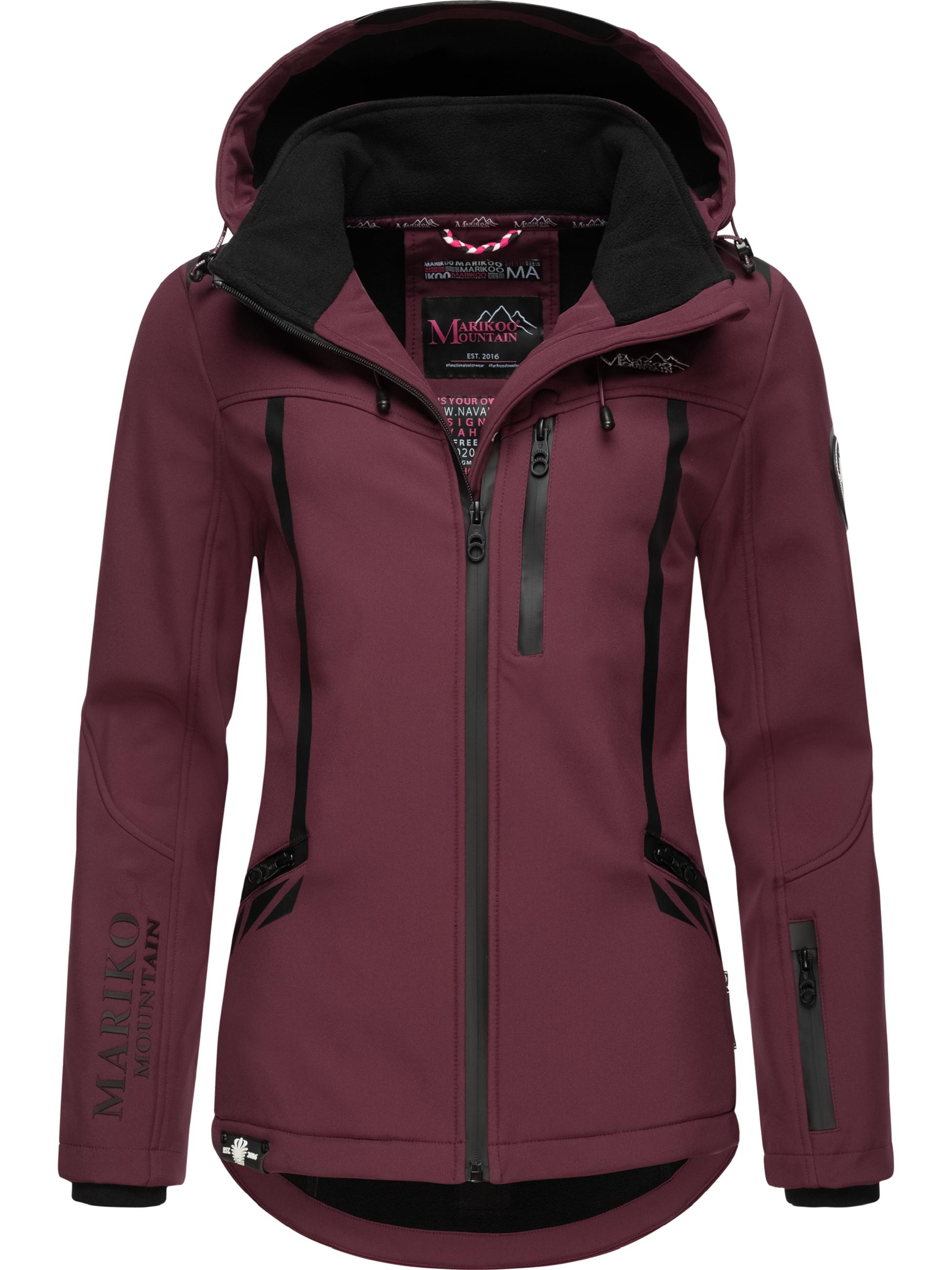 Übergang Softshell-Jacke mit Kapuze "Mount-Cho-Oyu" Wine