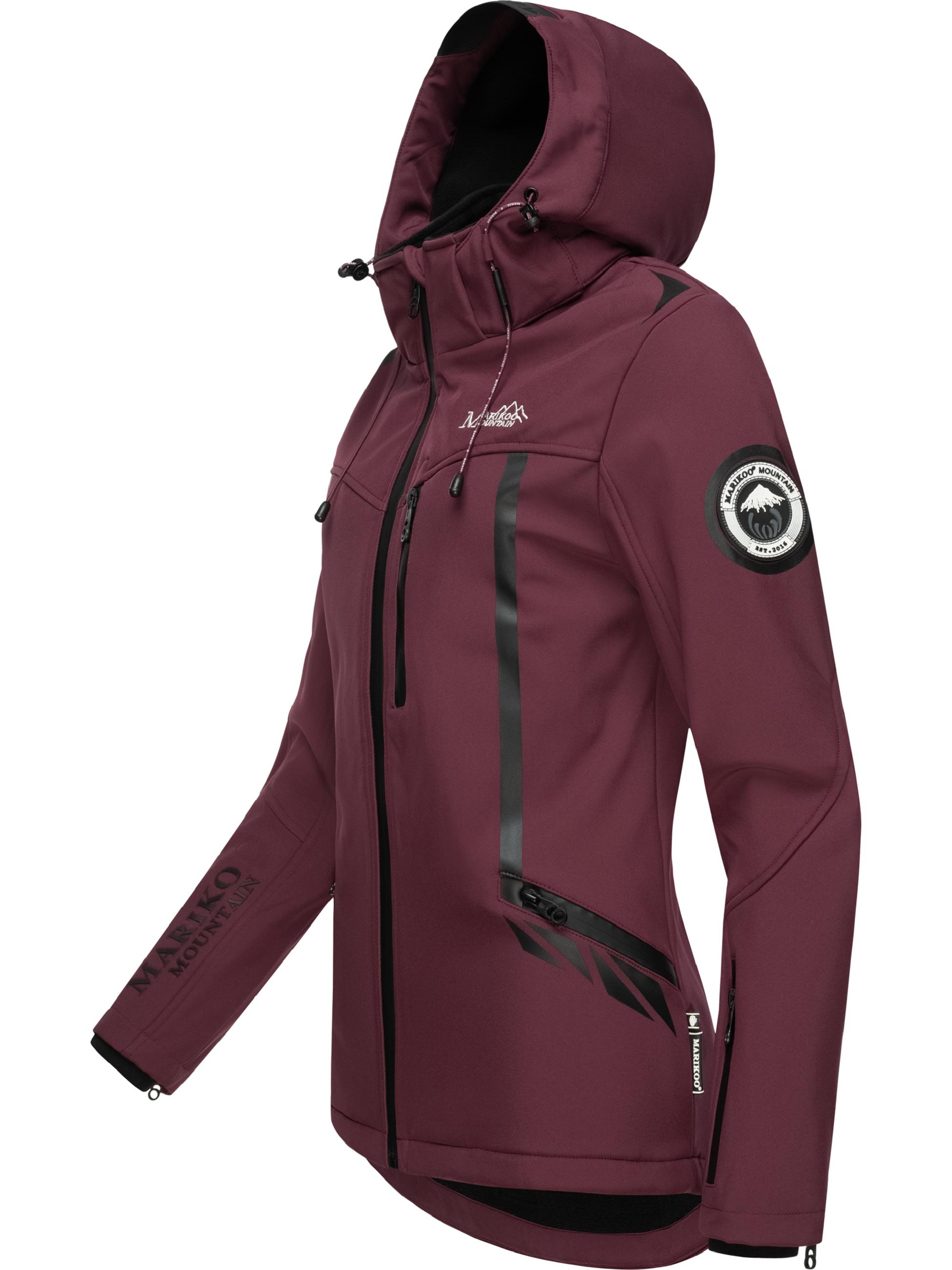 Übergang Softshell-Jacke mit Kapuze "Mount-Cho-Oyu" Wine