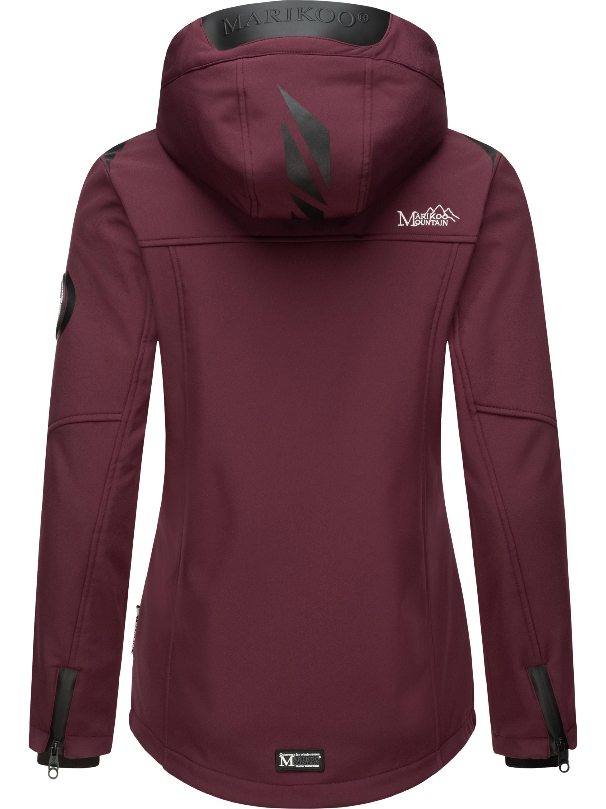 Übergang Softshell-Jacke mit Kapuze "Mount-Cho-Oyu" Wine