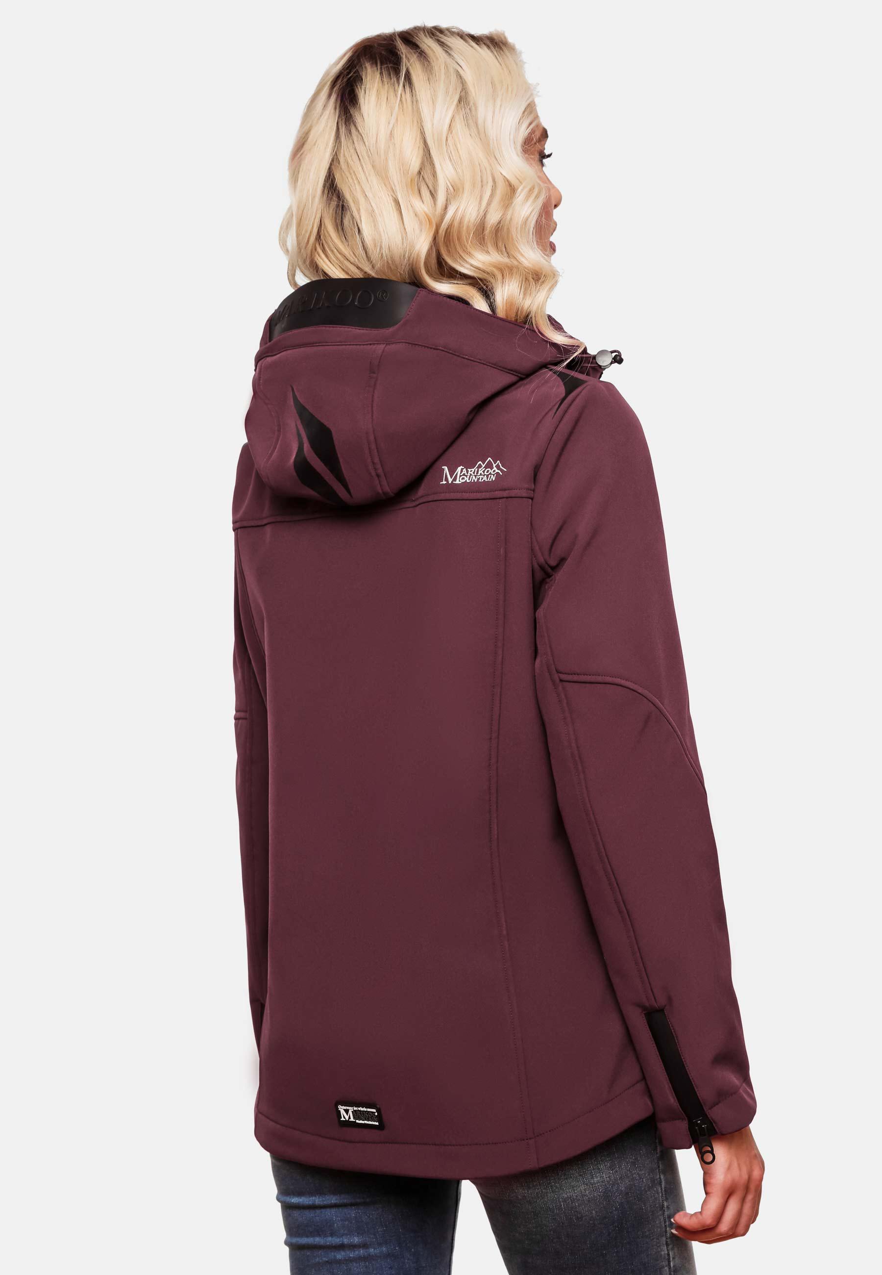 Übergang Softshell-Jacke mit Kapuze "Mount-Cho-Oyu" Wine