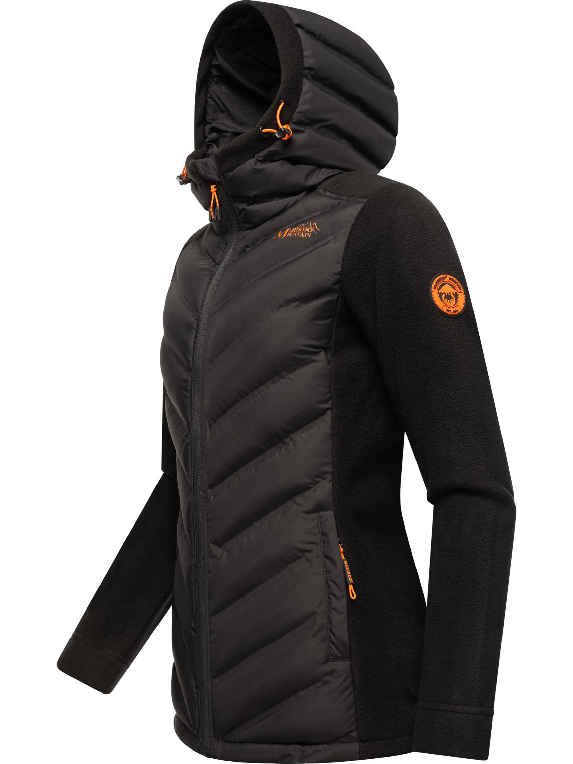 Leichte Steppjacke mit Kapuze "Mount Haruna" Black