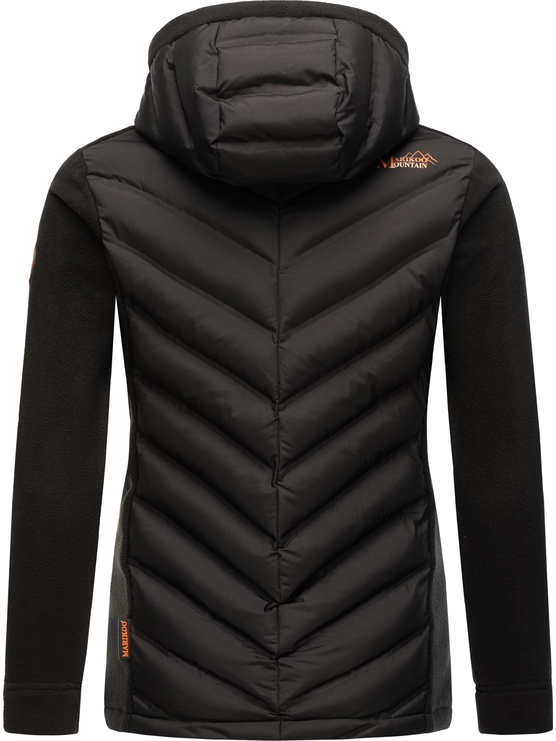 Leichte Steppjacke mit Kapuze "Mount Haruna" Black