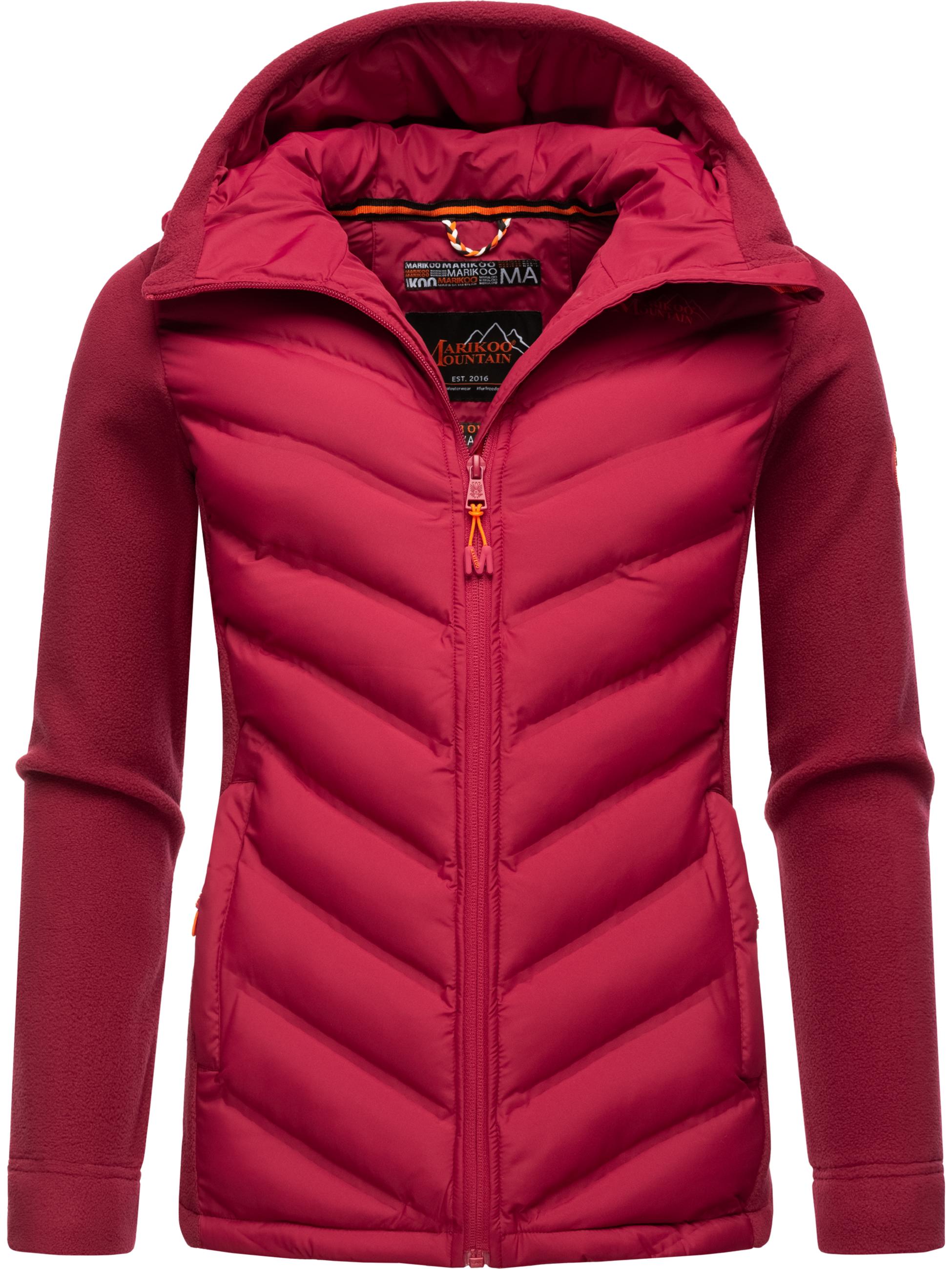 Leichte Steppjacke mit Kapuze "Mount Haruna" Fuchsia