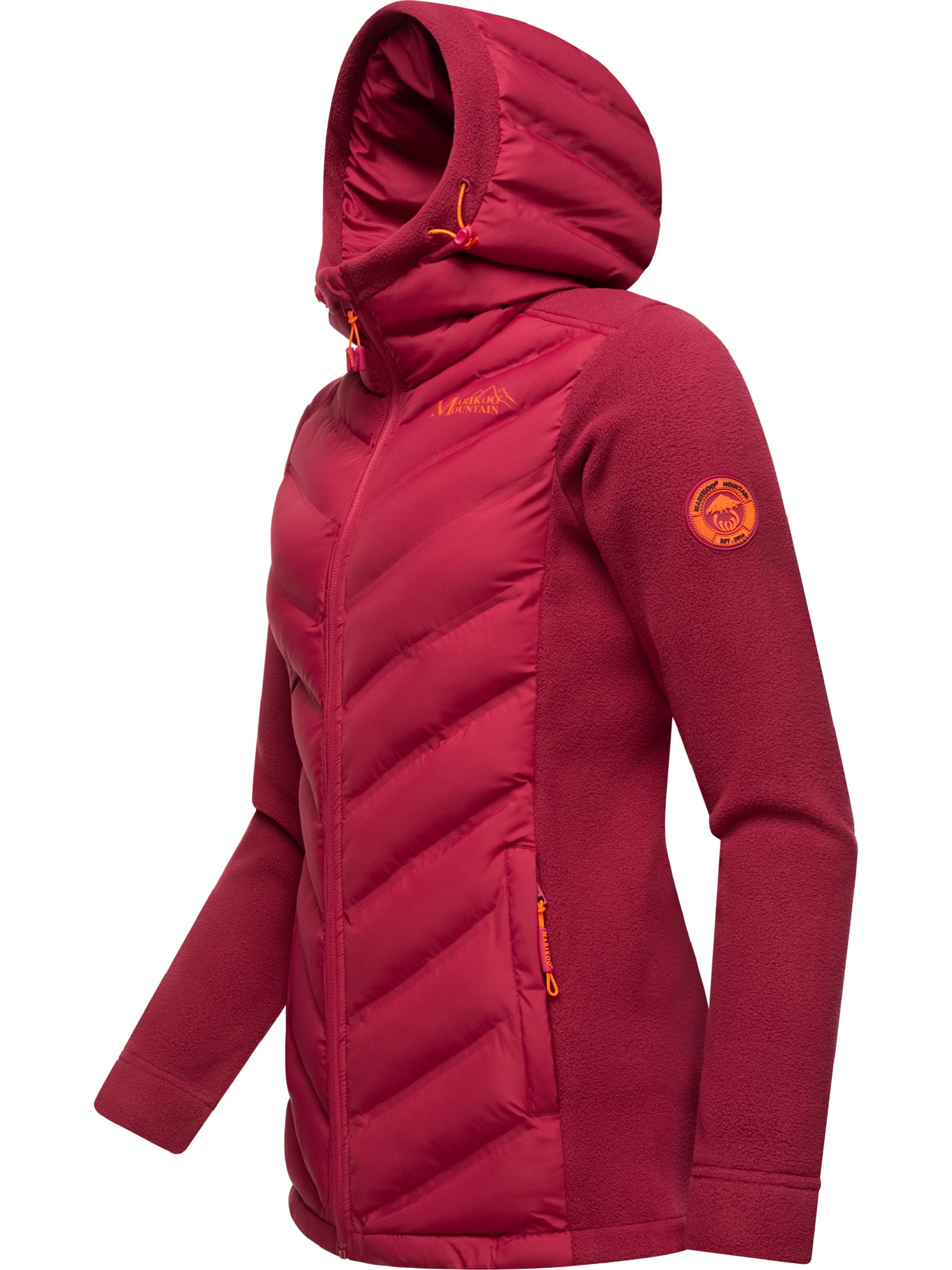 Leichte Steppjacke mit Kapuze "Mount Haruna" Fuchsia