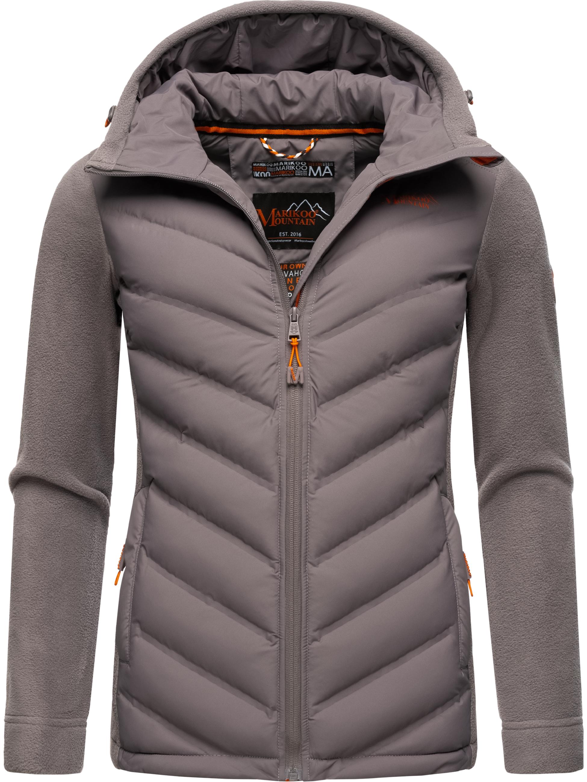 Leichte Steppjacke mit Kapuze "Mount Haruna" Grey