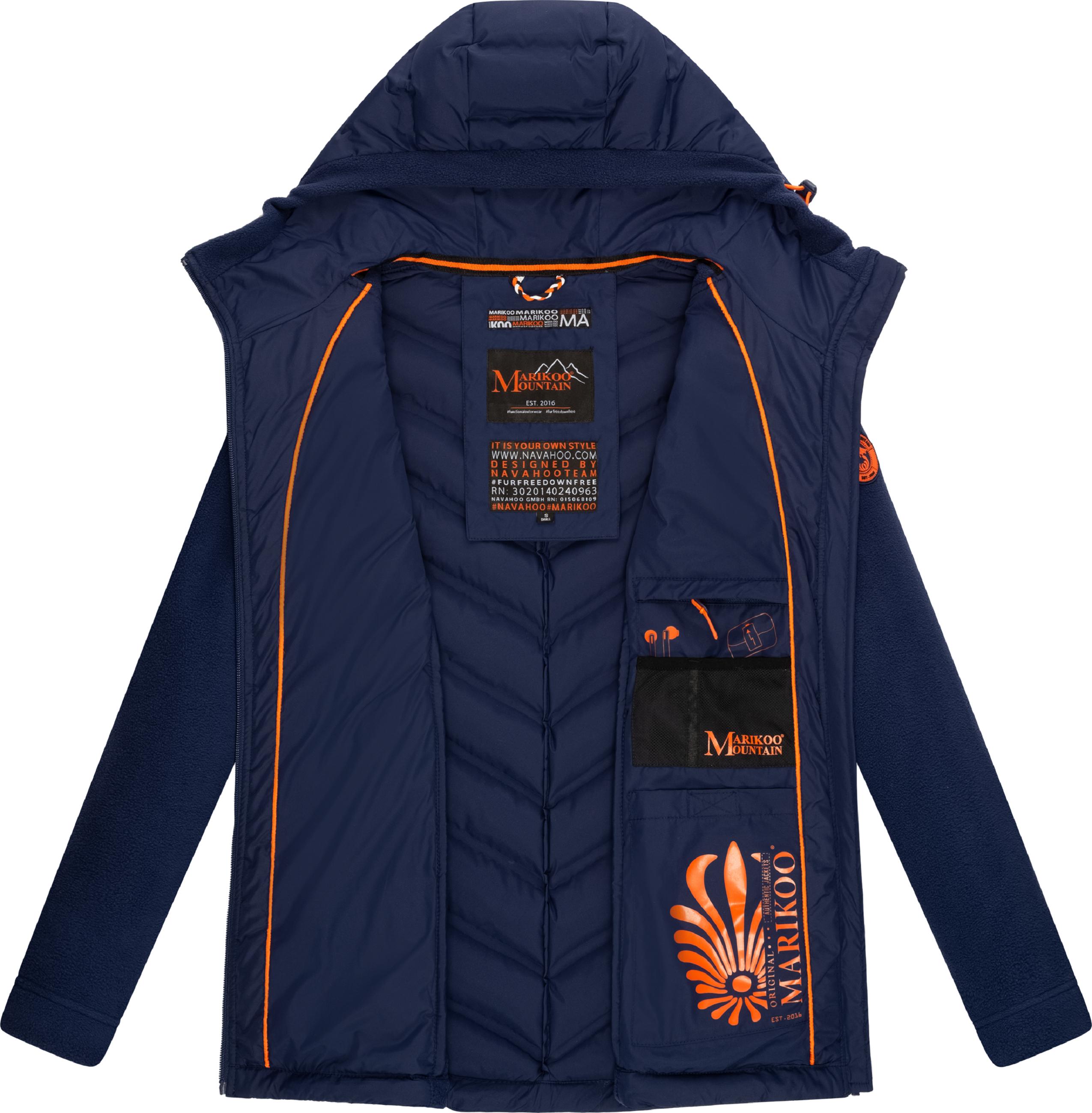 Leichte Steppjacke mit Kapuze "Mount Haruna" Navy