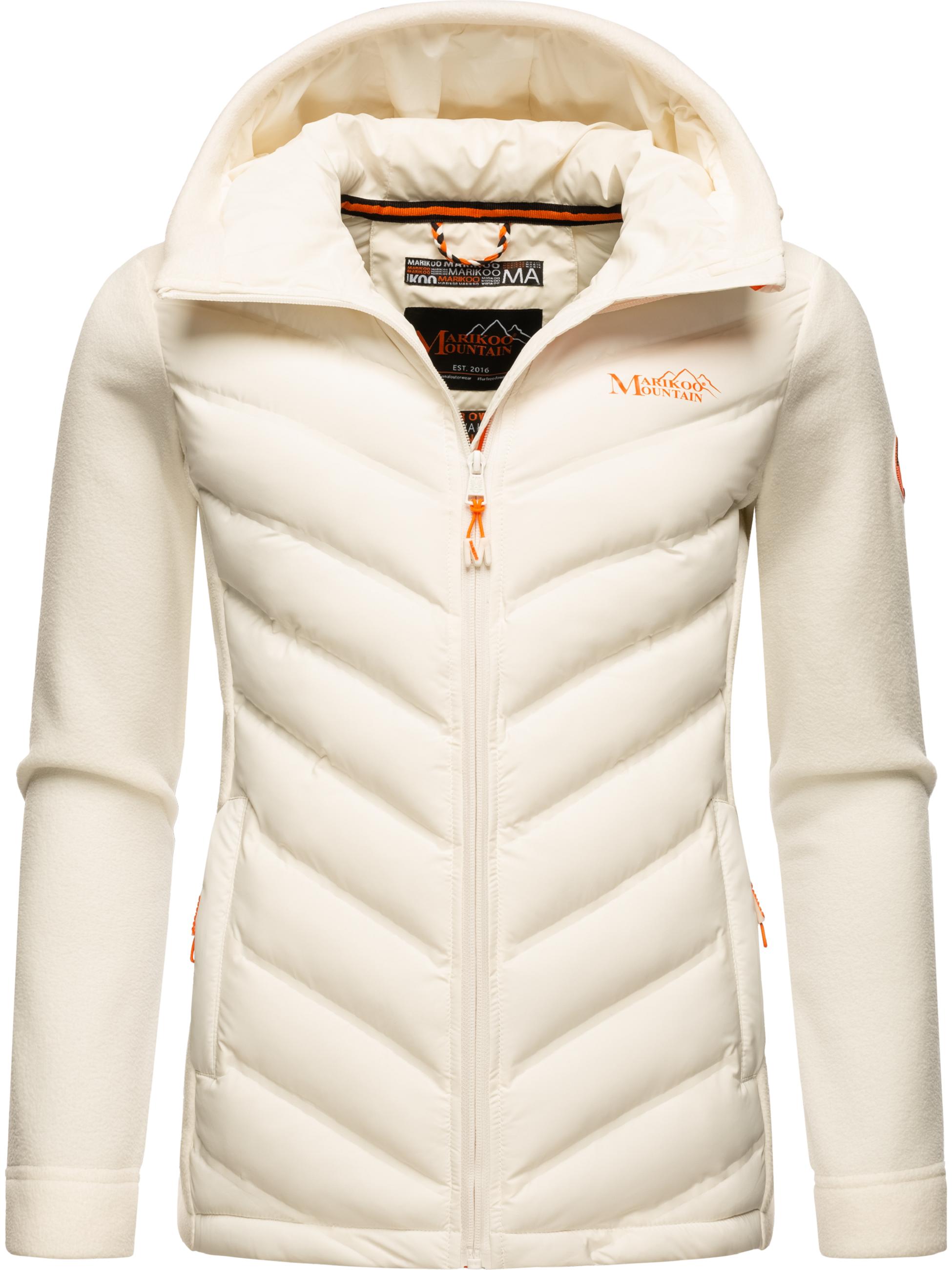 Leichte Steppjacke mit Kapuze "Mount Haruna" Offwhite