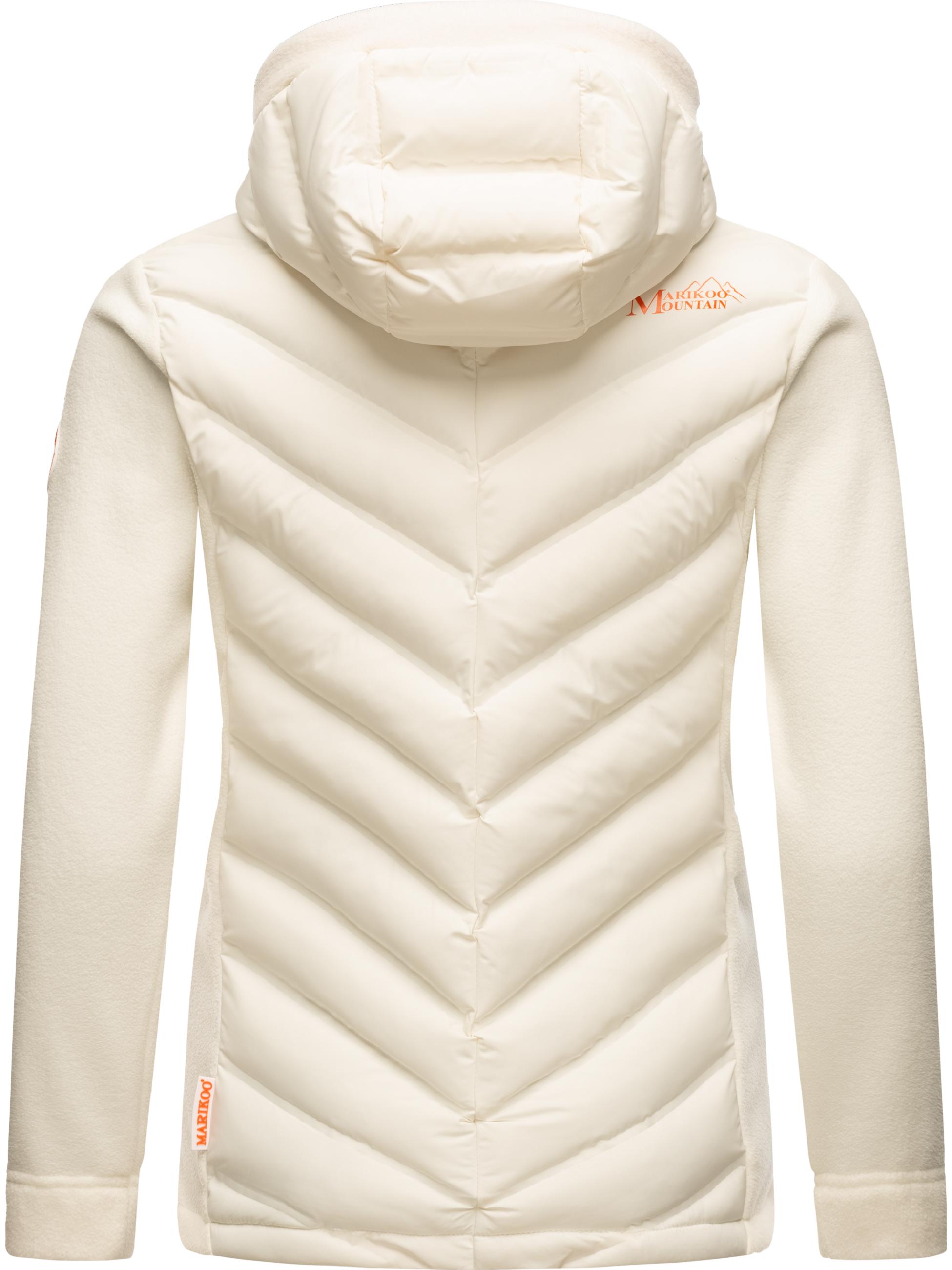 Leichte Steppjacke mit Kapuze "Mount Haruna" Offwhite