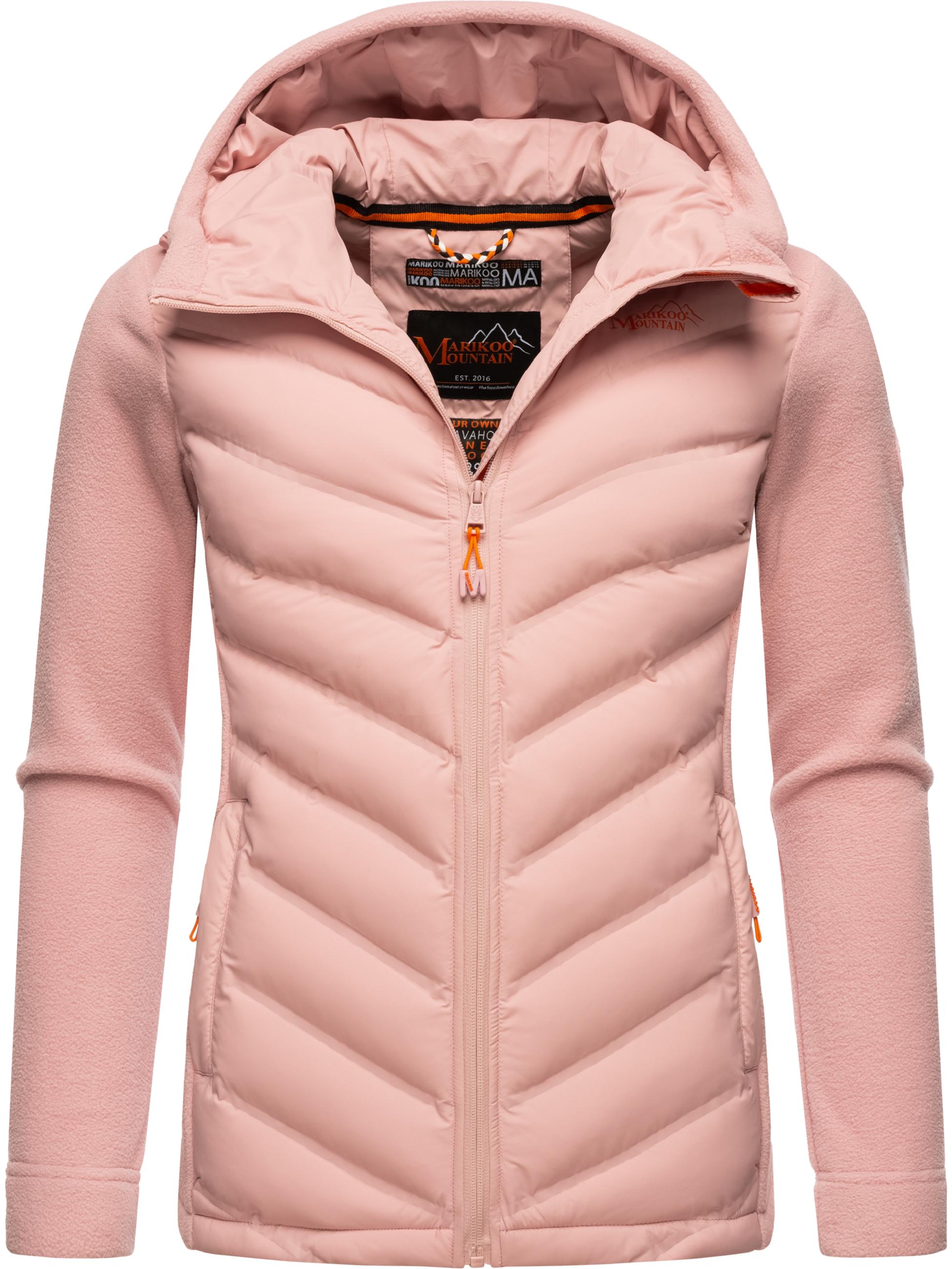 Leichte Steppjacke mit Kapuze "Mount Haruna" Powder Rose