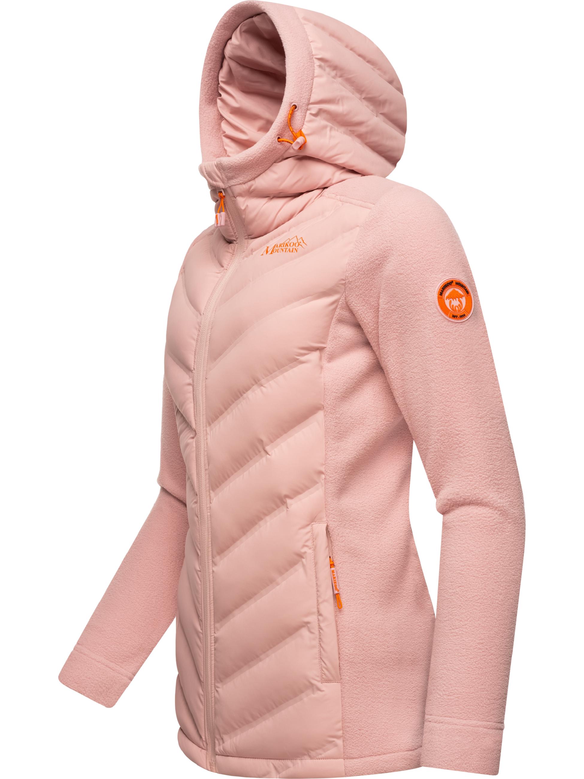 Leichte Steppjacke mit Kapuze "Mount Haruna" Powder Rose