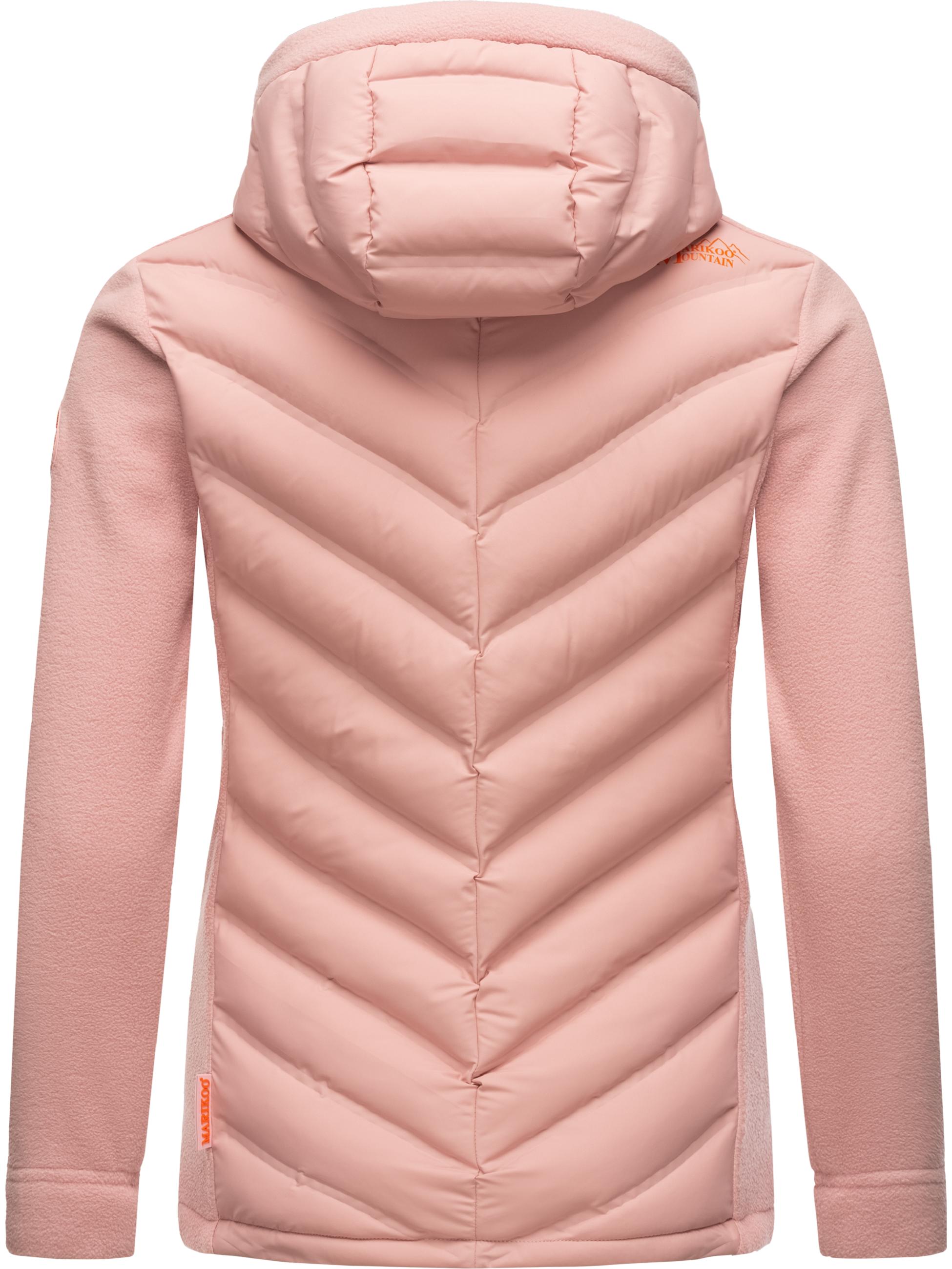 Leichte Steppjacke mit Kapuze "Mount Haruna" Powder Rose