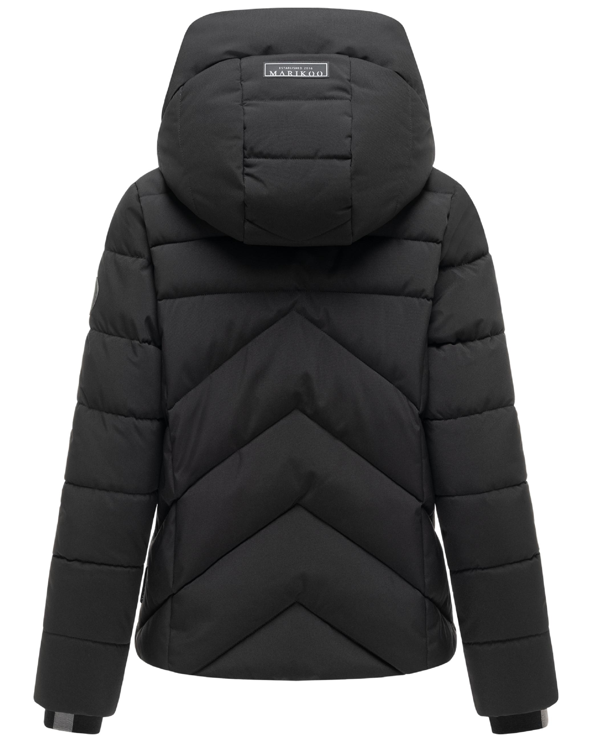 Warme Steppjacke mit abnehmbarem Kragen "Naanda XVI" Black