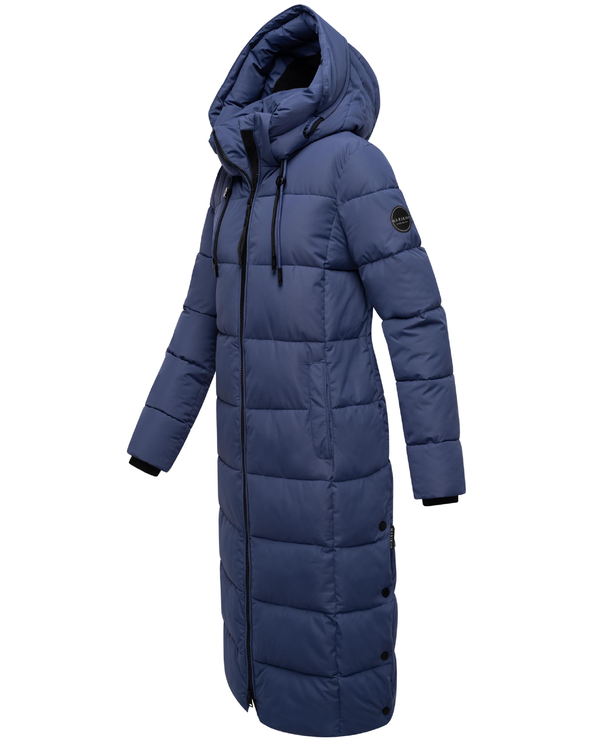 Langer Steppmantel "Nadeshikoo XVI" Blue Violet