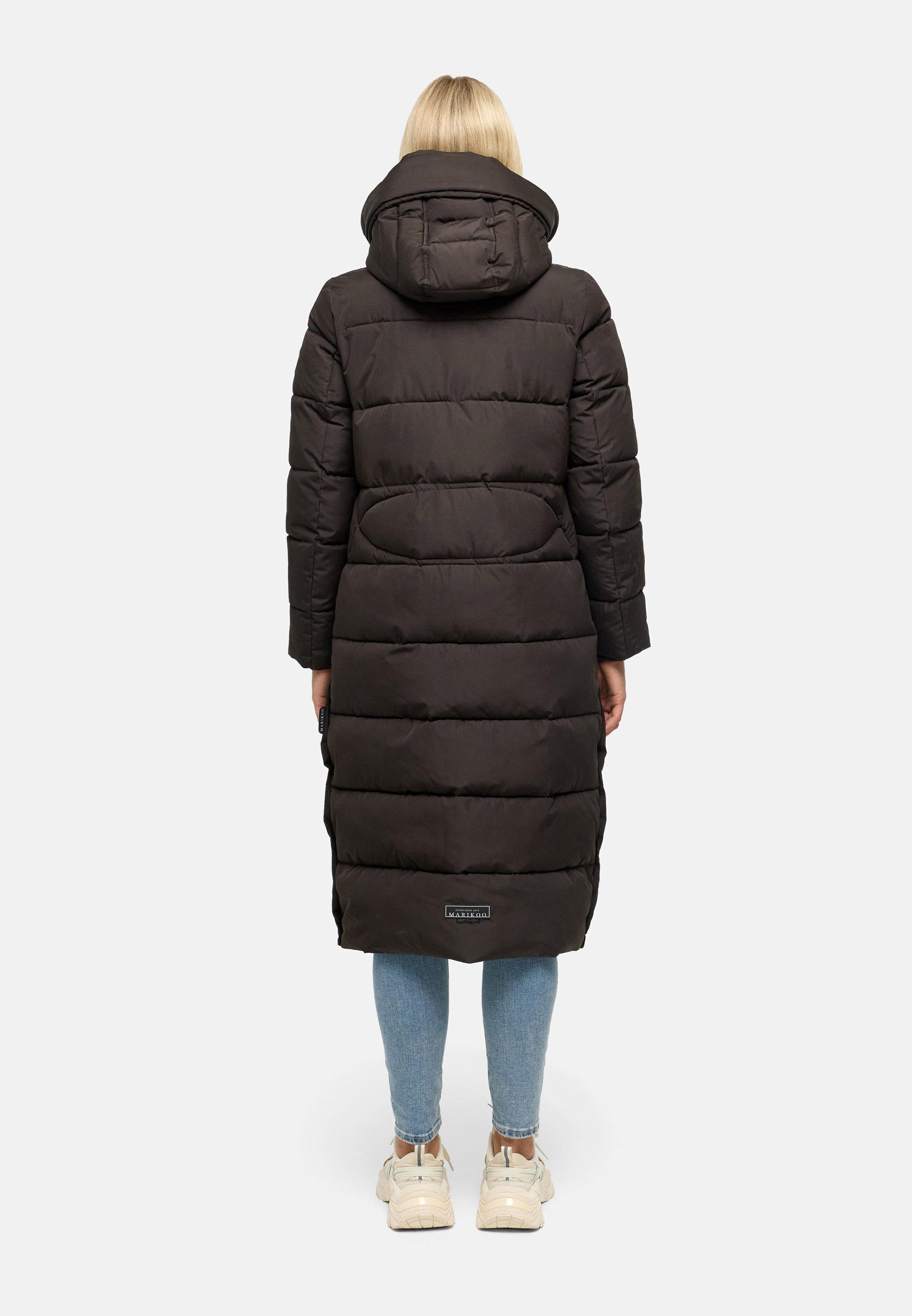 Langer Steppmantel "Nadeshikoo XVI" Choco