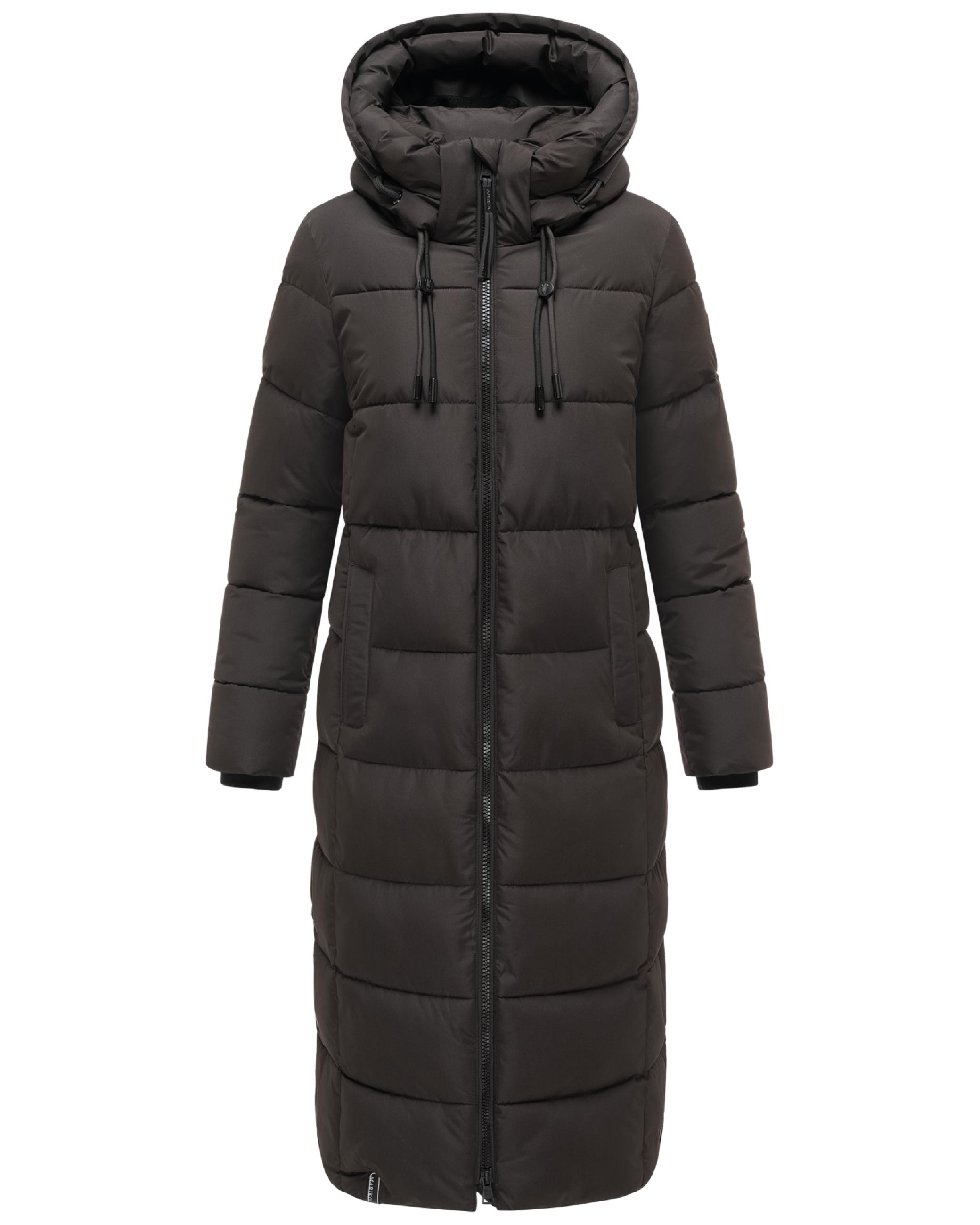 Langer Steppmantel "Nadeshikoo XVI" Choco