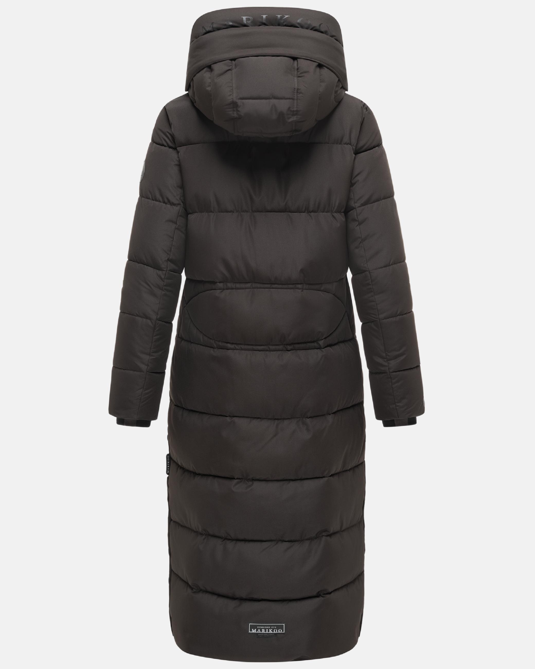 Langer Steppmantel "Nadeshikoo XVI" Choco
