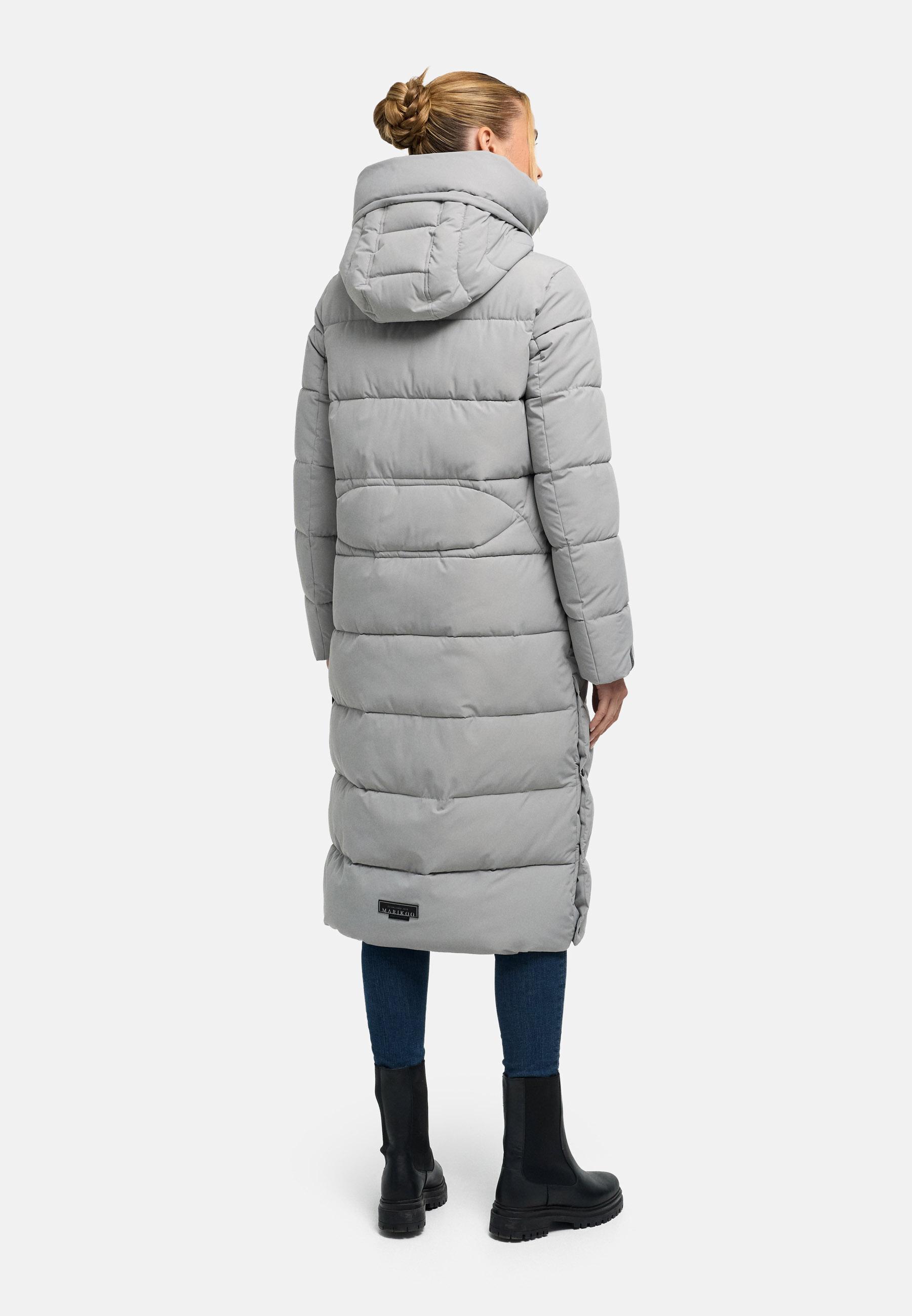 Langer Steppmantel "Nadeshikoo XVI" Grey