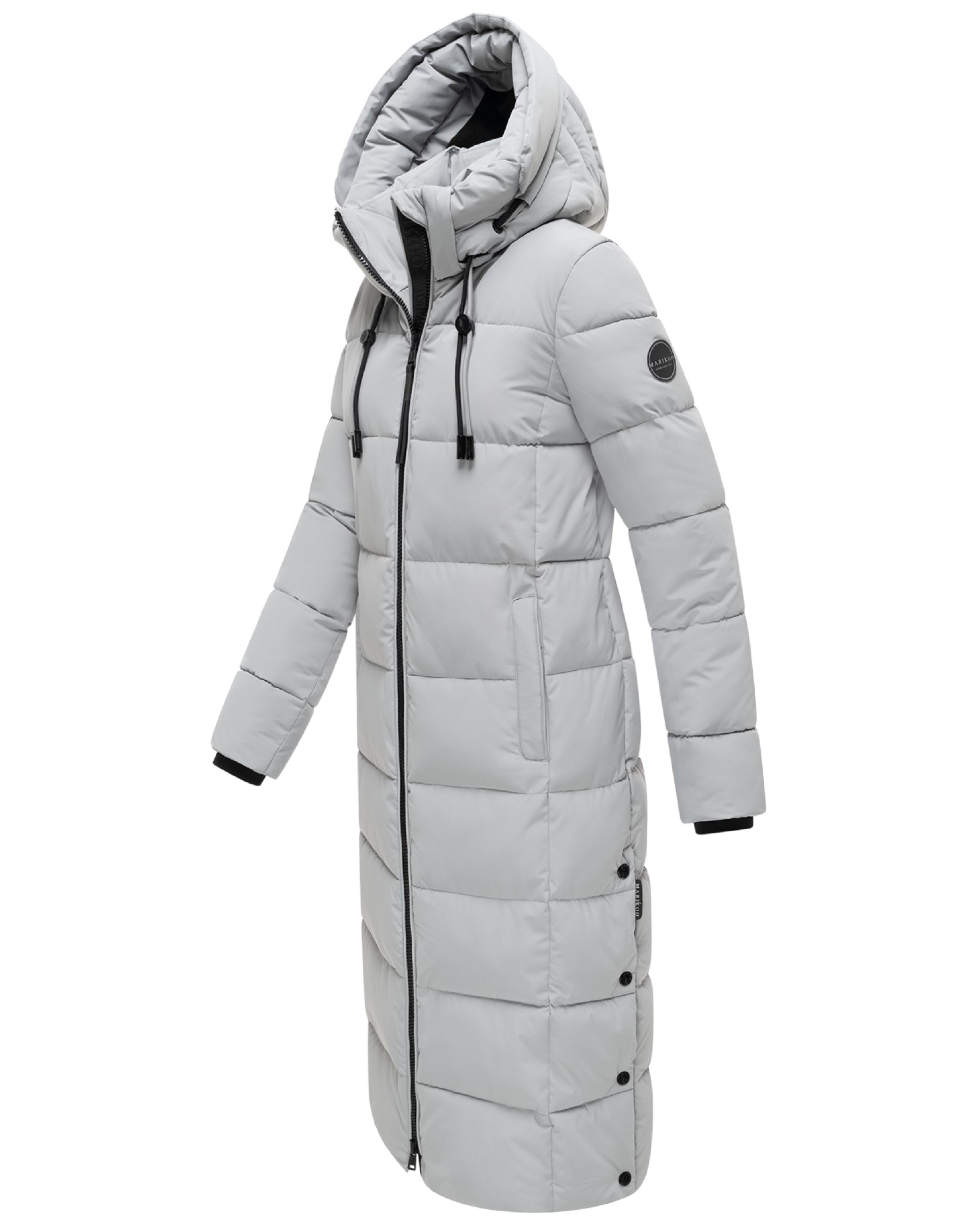 Langer Steppmantel "Nadeshikoo XVI" Grey