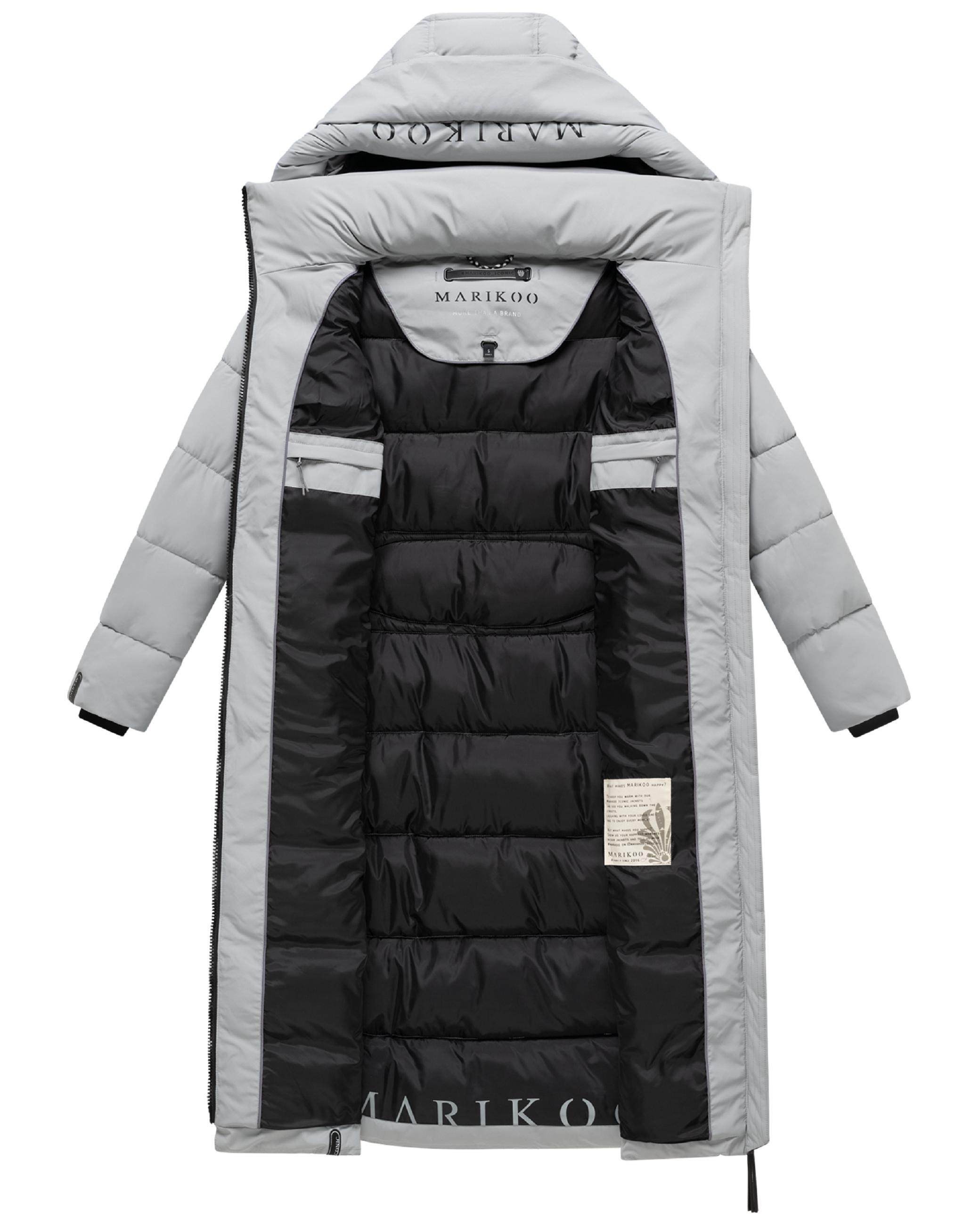 Langer Steppmantel "Nadeshikoo XVI" Grey