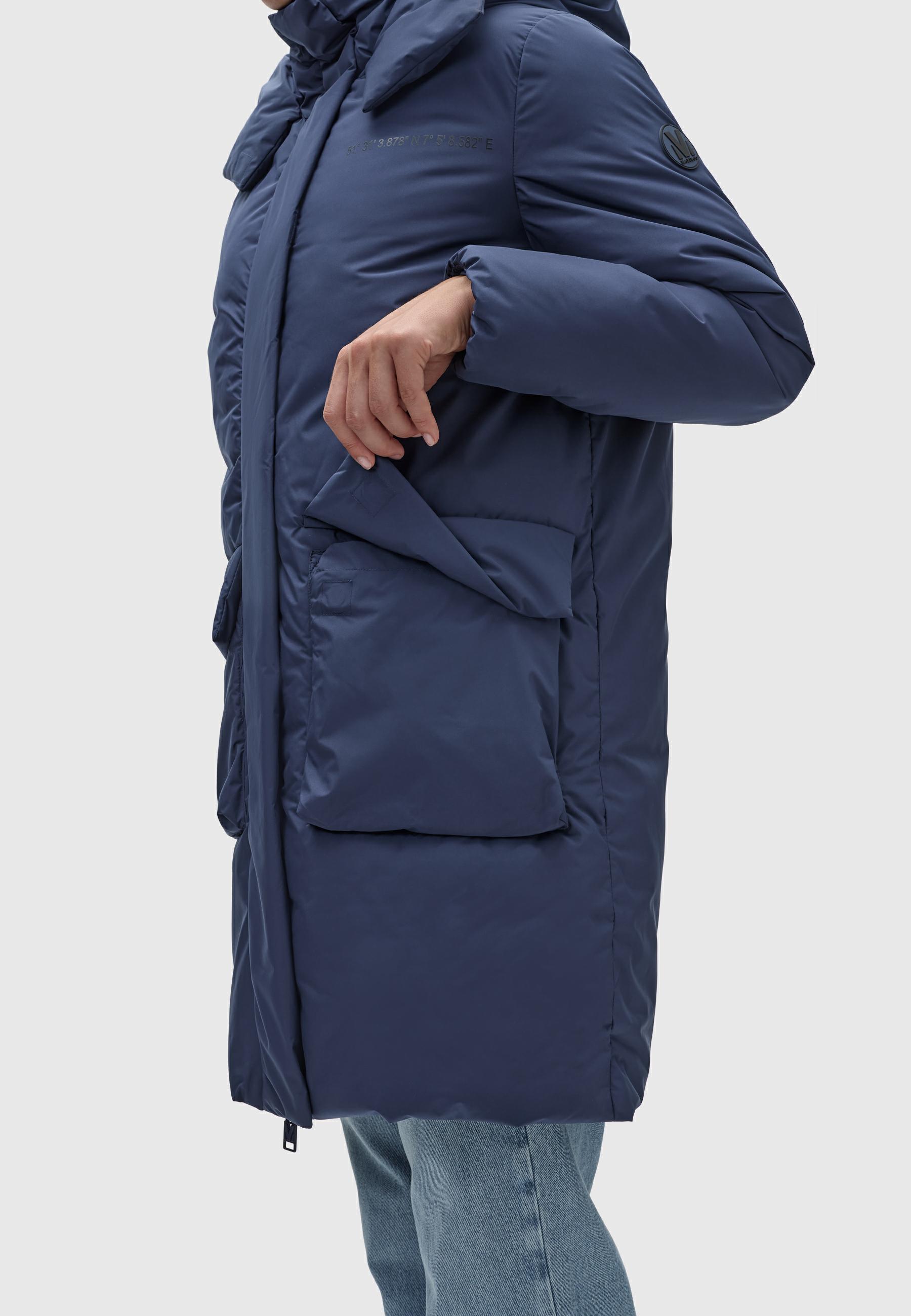 Kurzmantel mit Kapuze "Nanami 16" Bright Navy