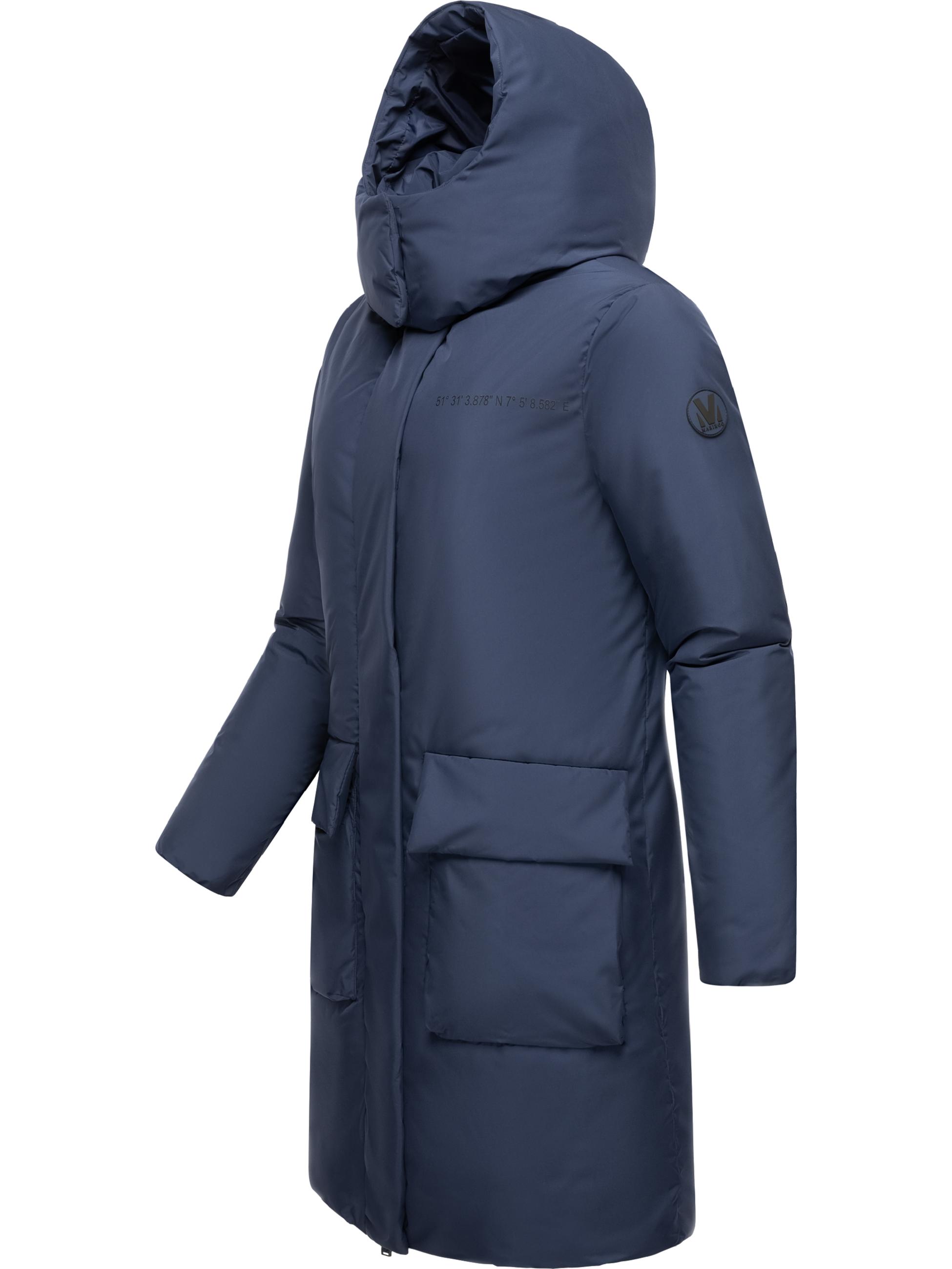 Kurzmantel mit Kapuze "Nanami 16" Bright Navy