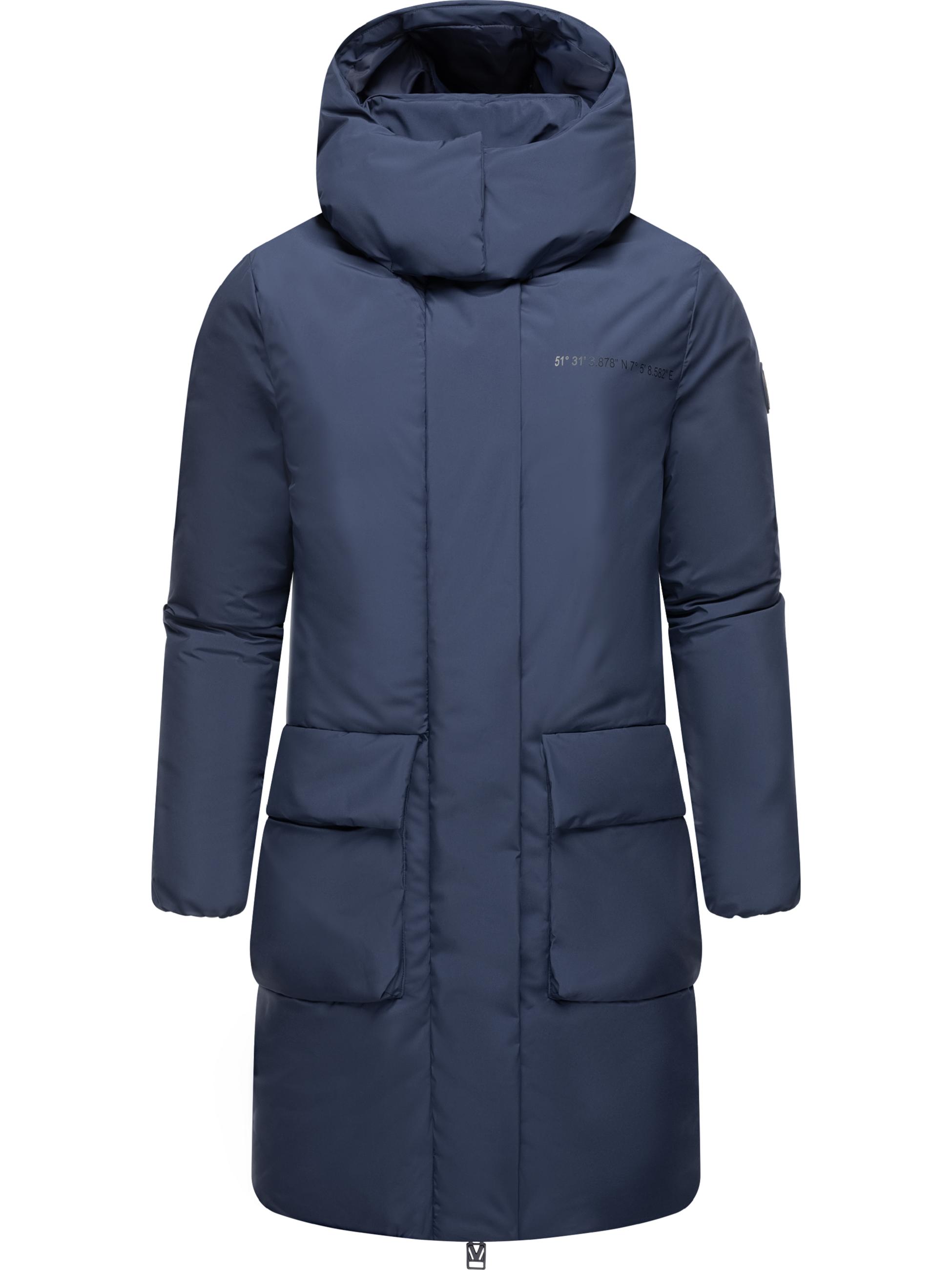 Kurzmantel mit Kapuze "Nanami 16" Bright Navy